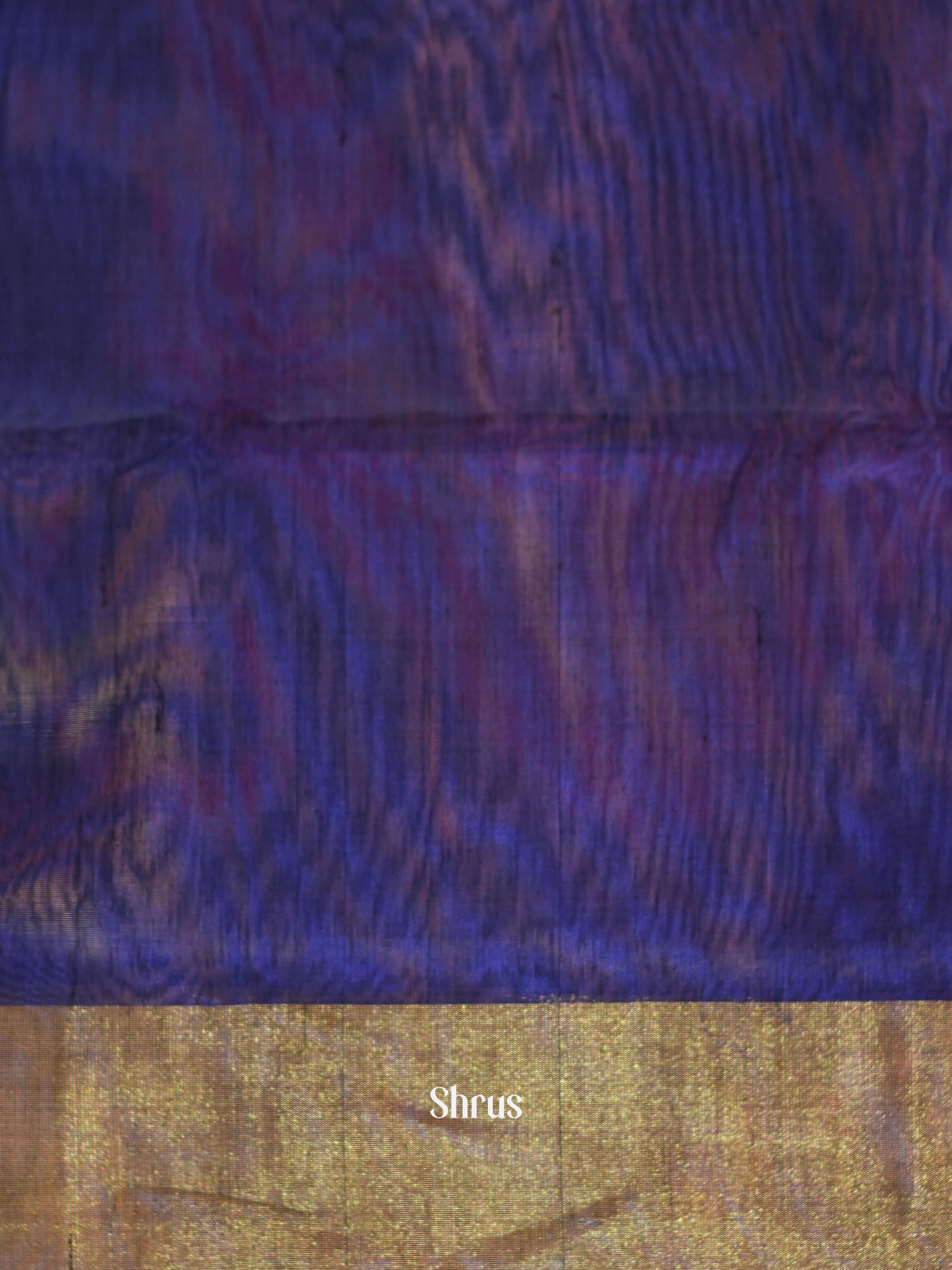 Orange & Violet- Pochampally sico saree - Shop on ShrusEternity.com