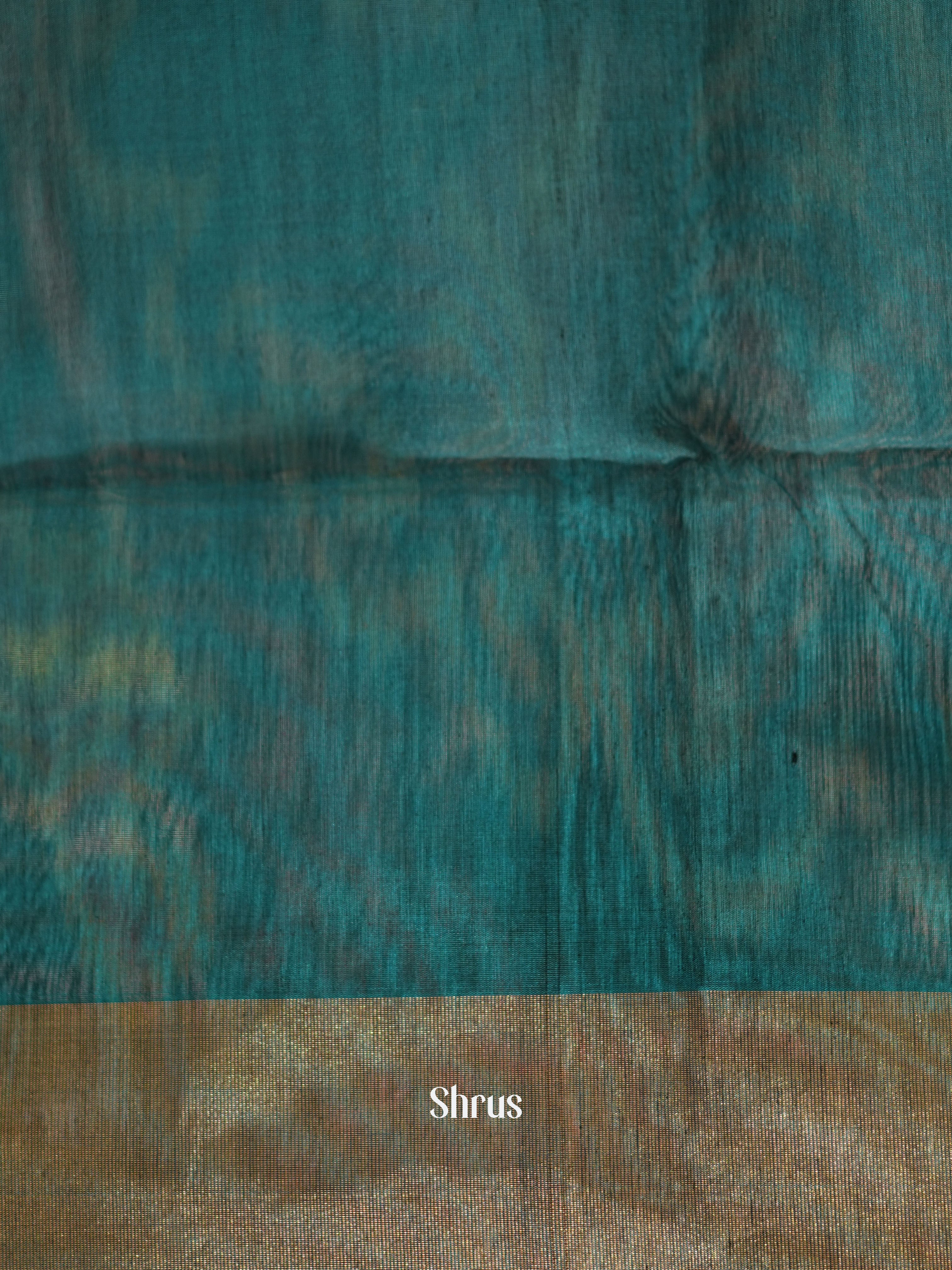 Purple & Teal - Pochampally sico saree - Shop on ShrusEternity.com