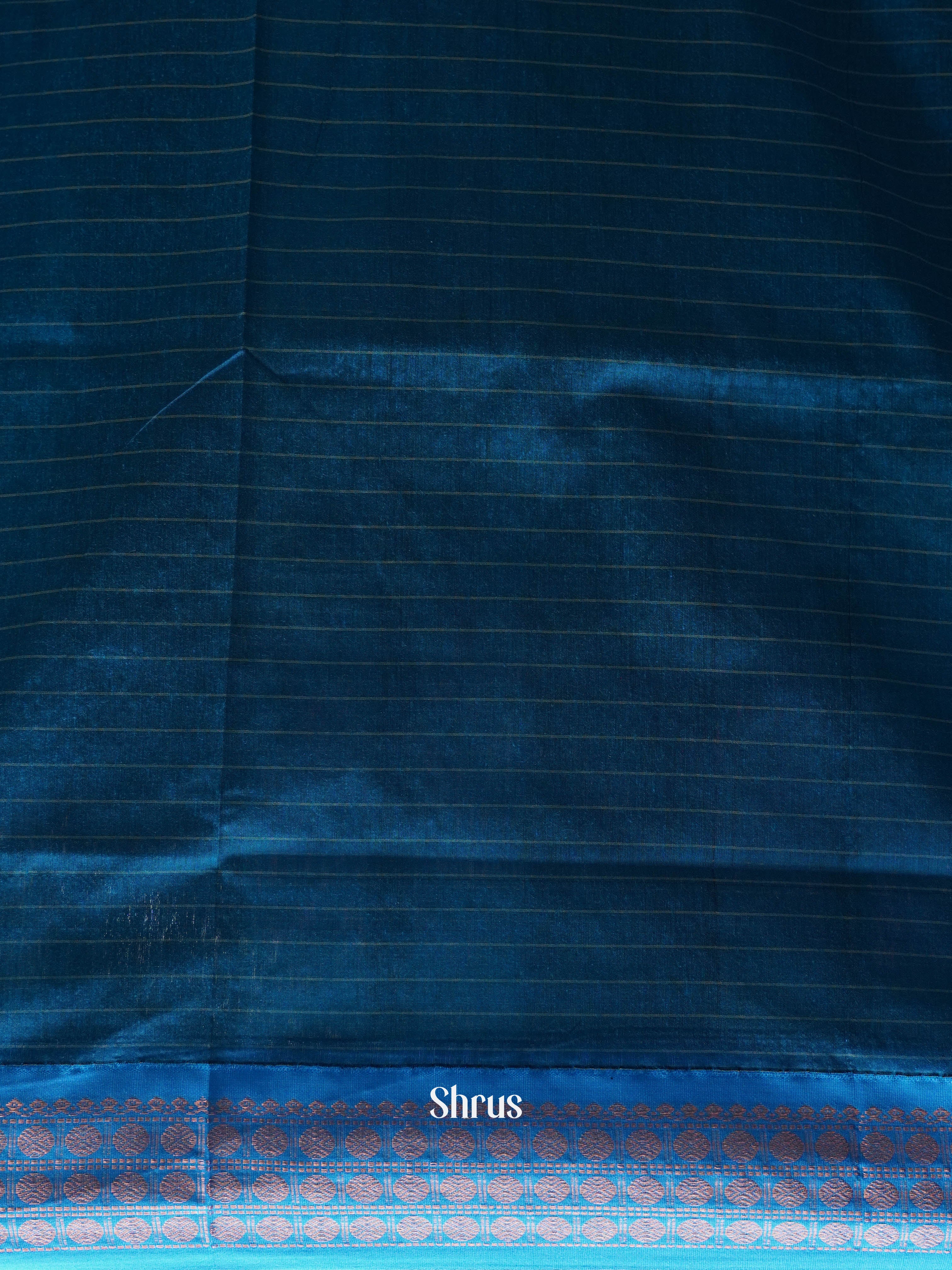 Black & Blue - Kalyani Cotton Saree - Shop on ShrusEternity.com