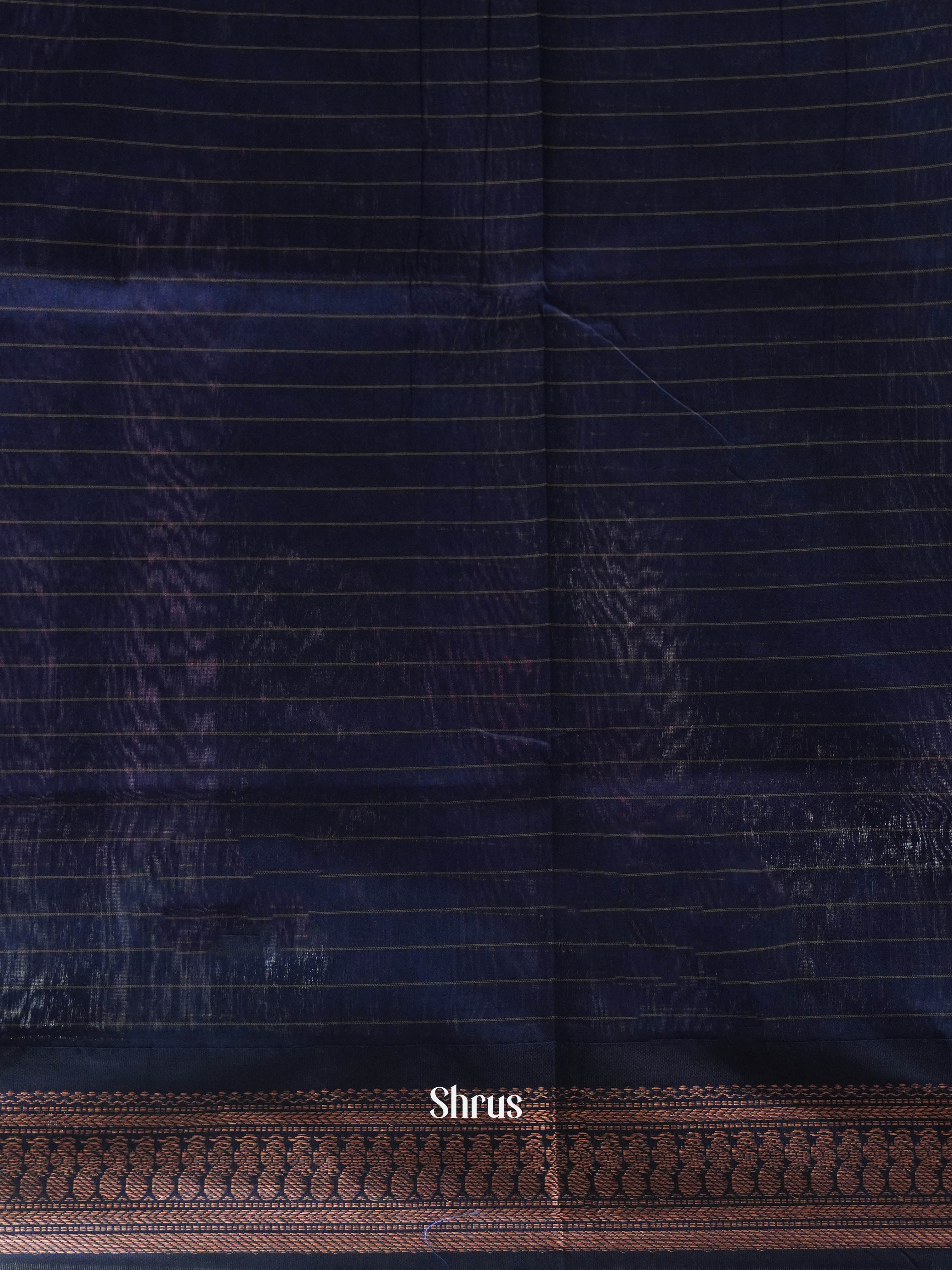 Onion Pink & Blue - Kalyani Cotton Saree - Shop on ShrusEternity.com