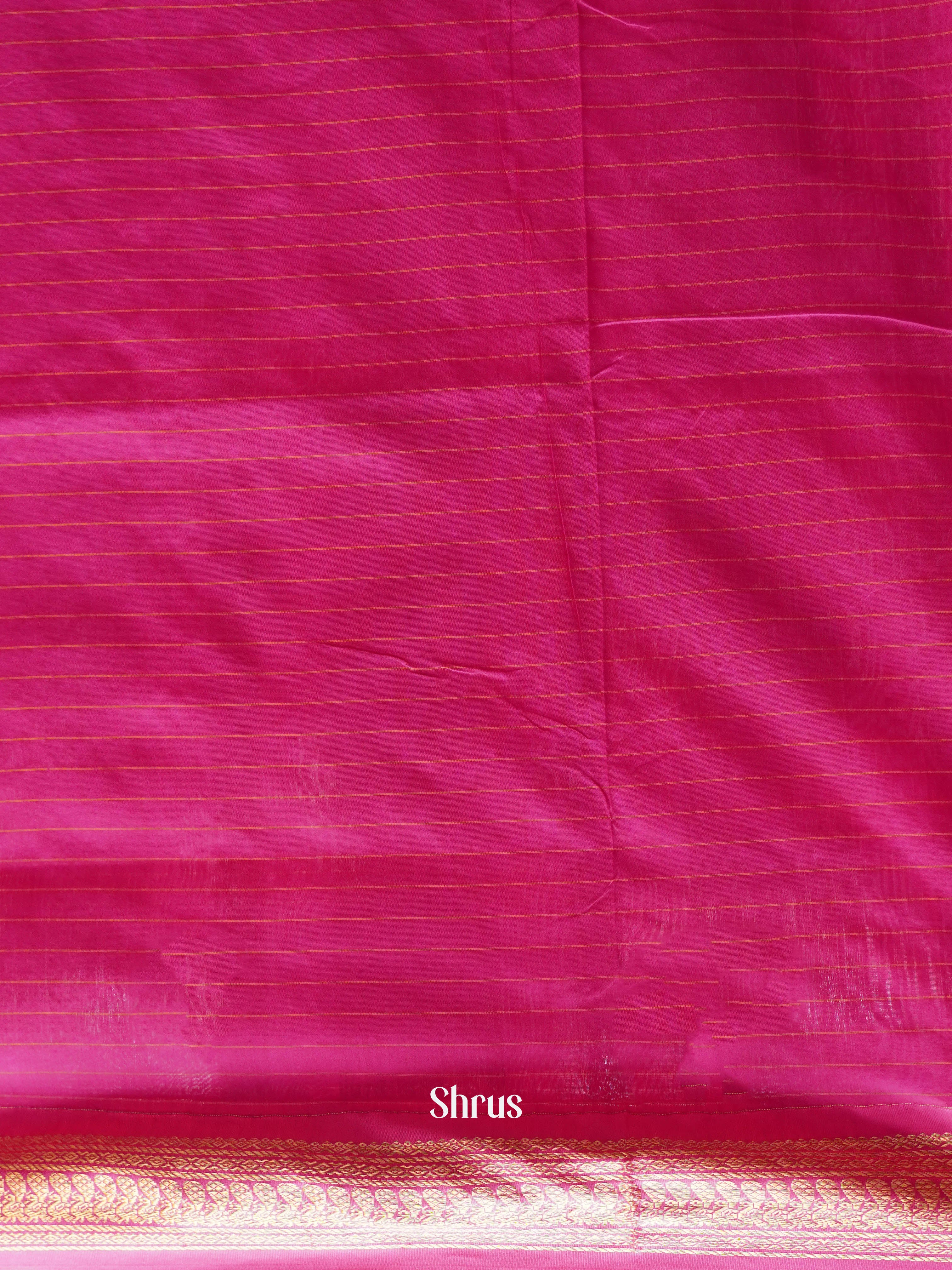 Orange & Pink - Kalyani Cotton Saree - Shop on ShrusEternity.com