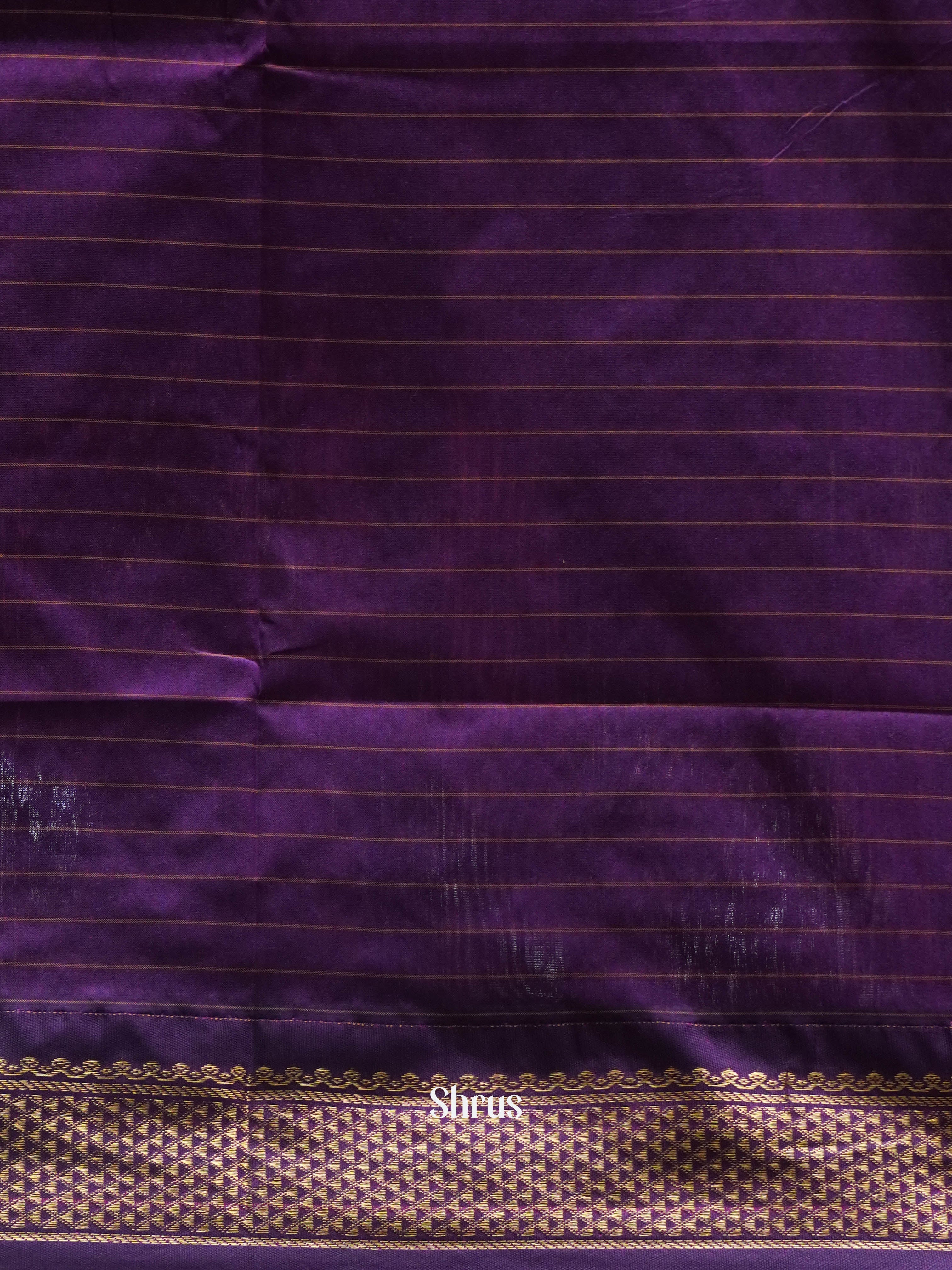 Mustard & Violet - Kalyani Cotton Saree - Shop on ShrusEternity.com