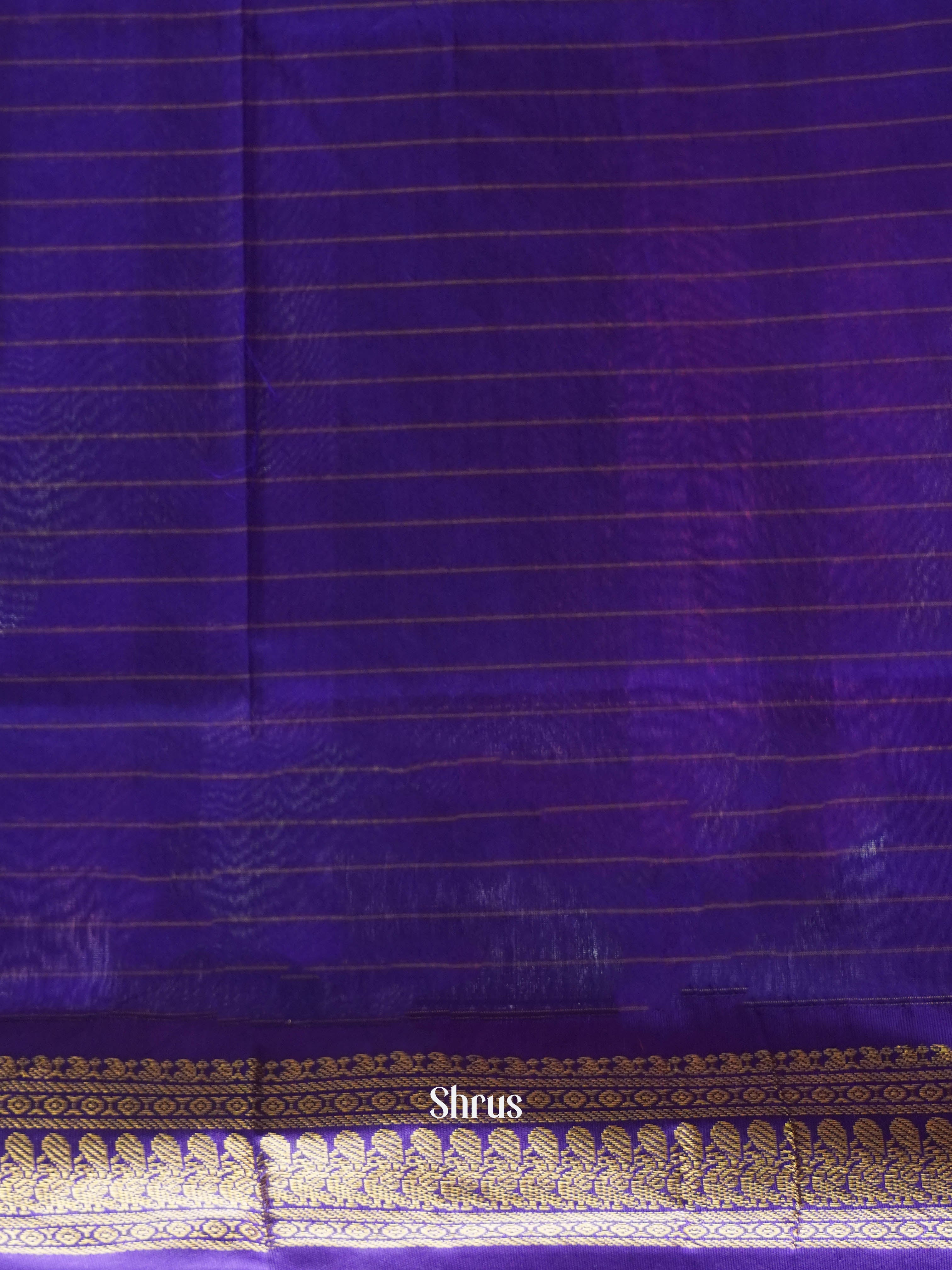 Pink & Purple - Kalyani Cotton Saree - Shop on ShrusEternity.com