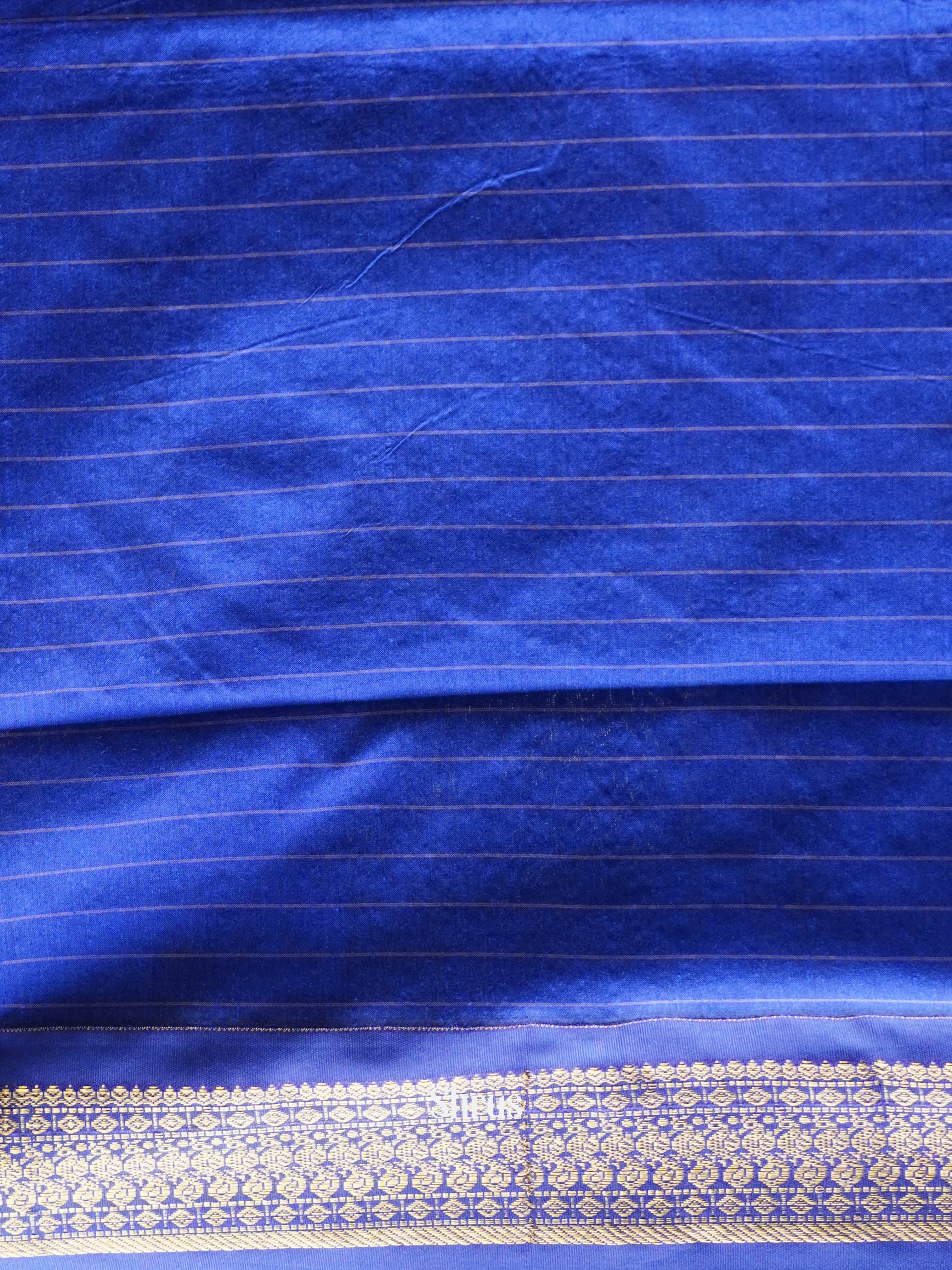 Pink & Blue - Kalyani Cotton Saree - Shop on ShrusEternity.com
