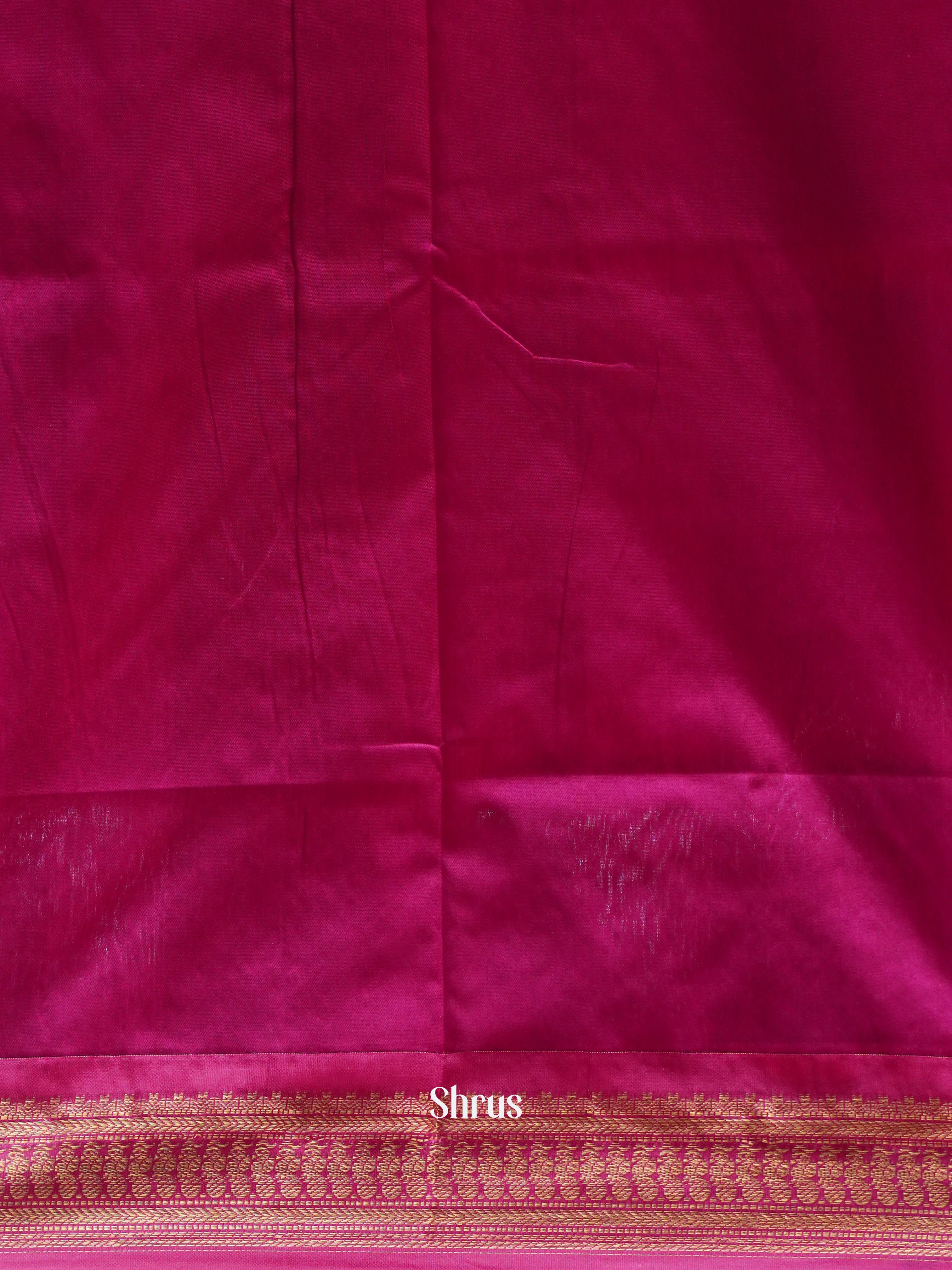 Green & Pink - Kalyani Cotton Saree - Shop on ShrusEternity.com