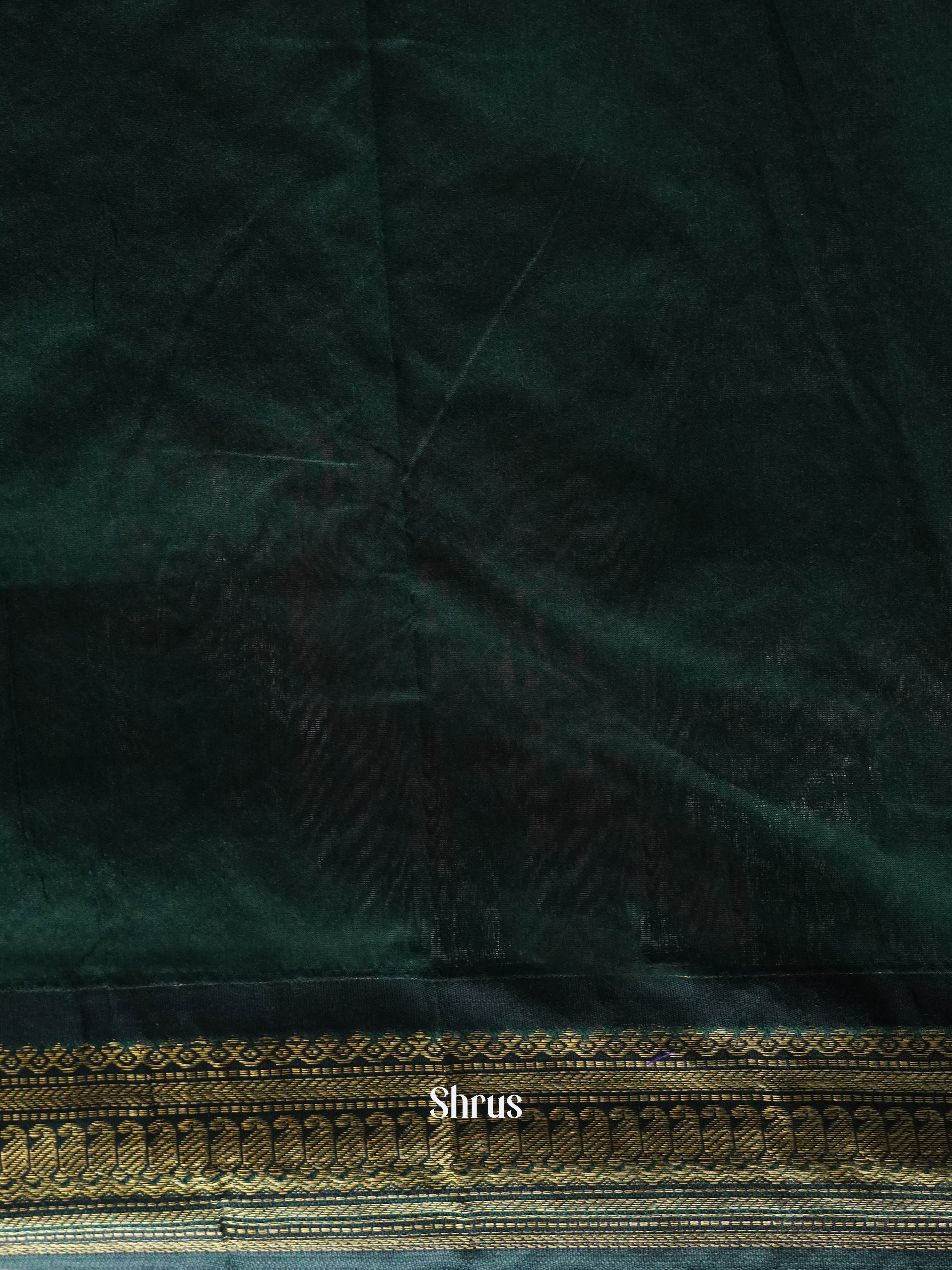 Peach & Green - Kalyani Cotton Saree - Shop on ShrusEternity.com