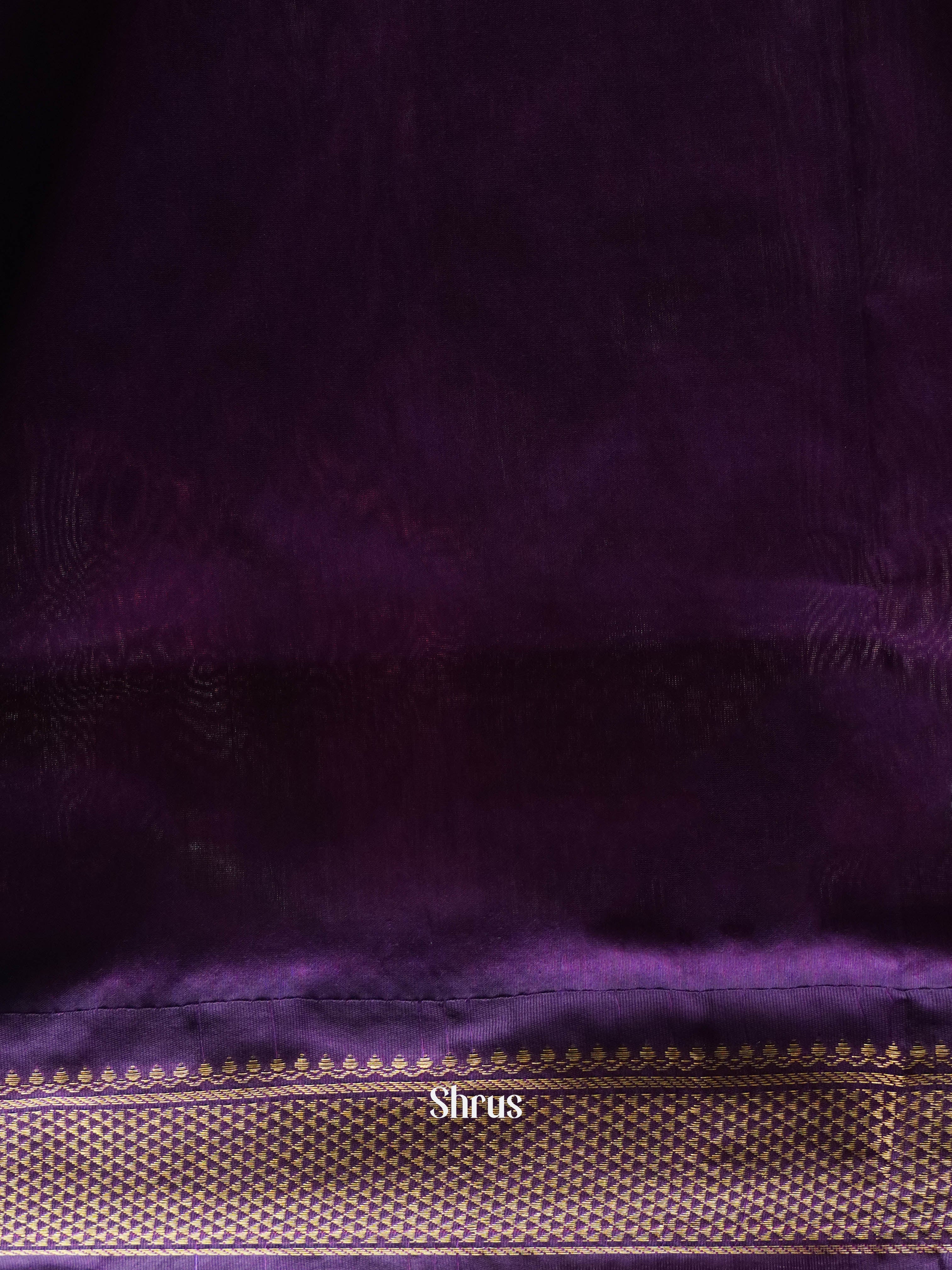 Blue & Violet - Kalyani Cotton Saree - Shop on ShrusEternity.com