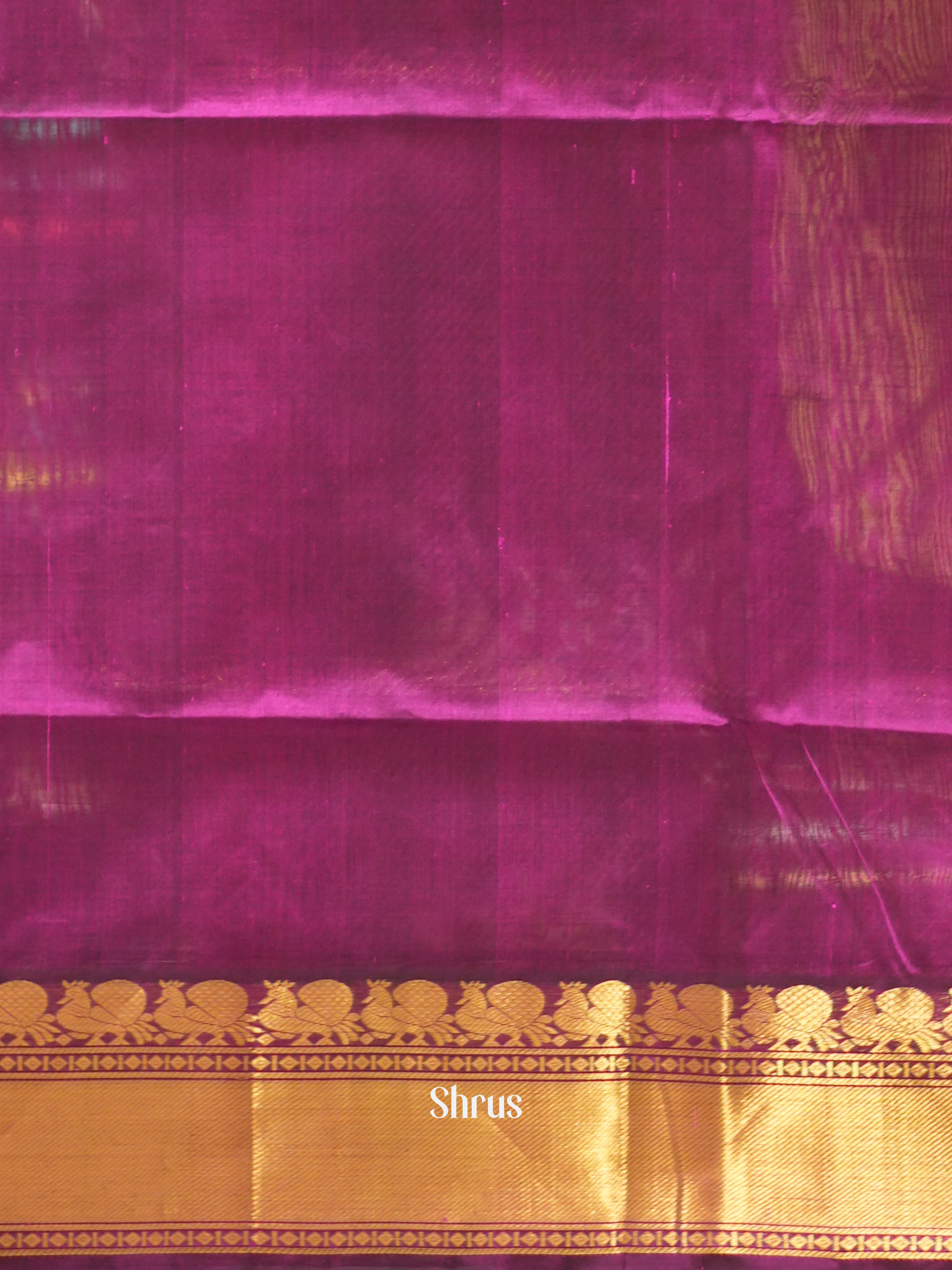 Purple(Single Tone)- Silk Cotton Saree - Shop on ShrusEternity.com