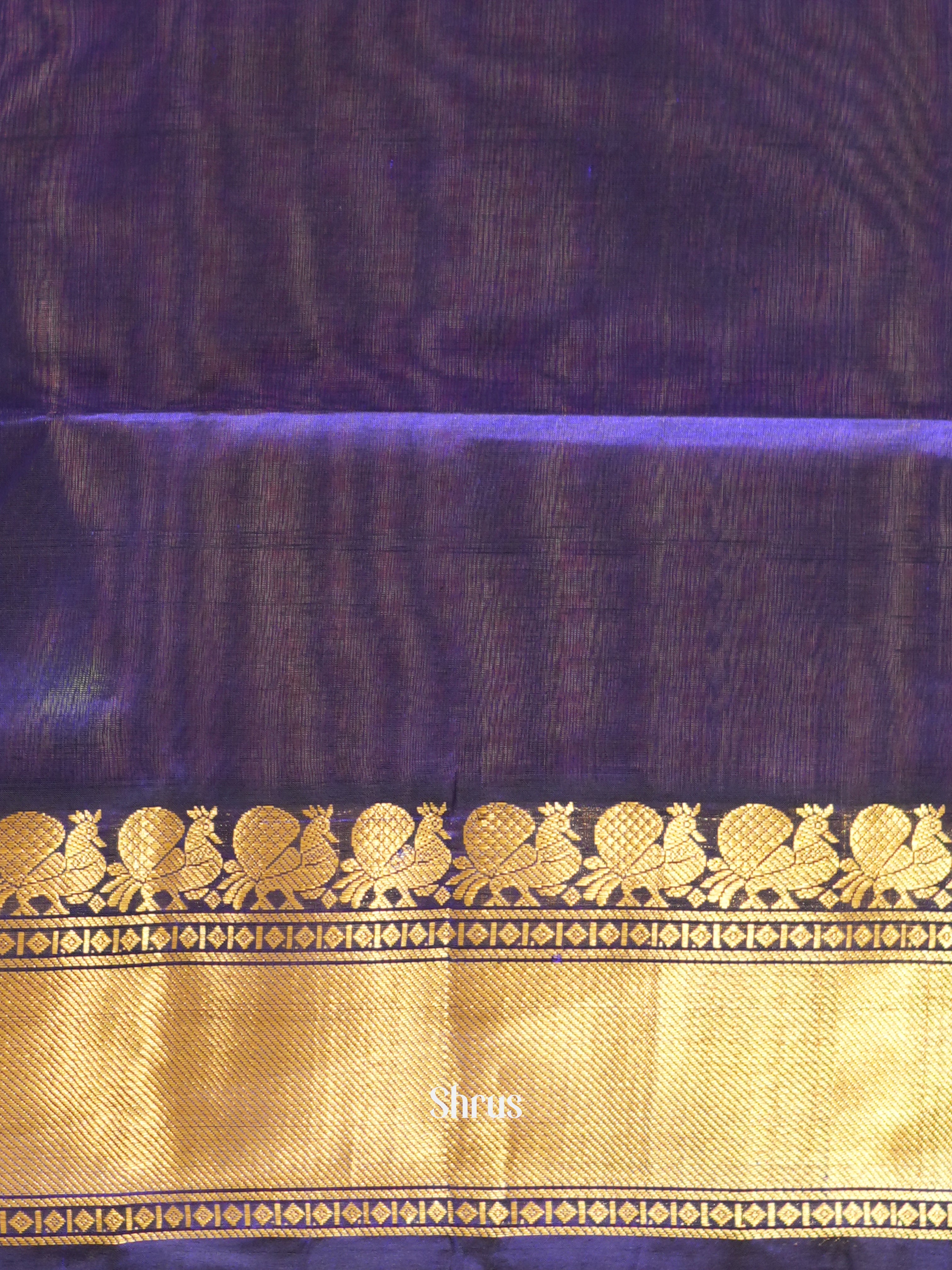 Violet(Single Tone) - Silk Cotton Saree - Shop on ShrusEternity.com