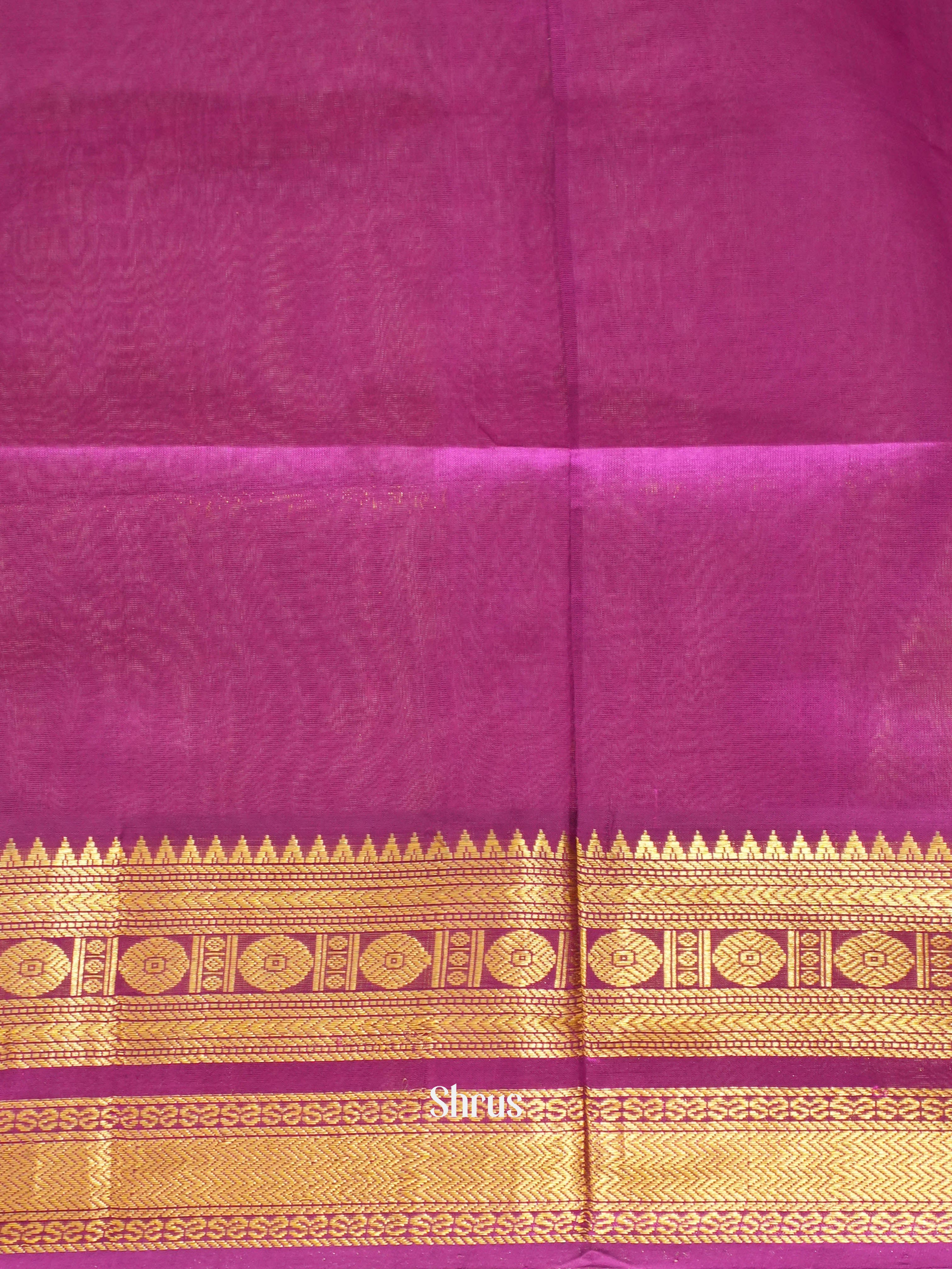 CHS03094 - Silk Cotton Saree - Shop on ShrusEternity.com