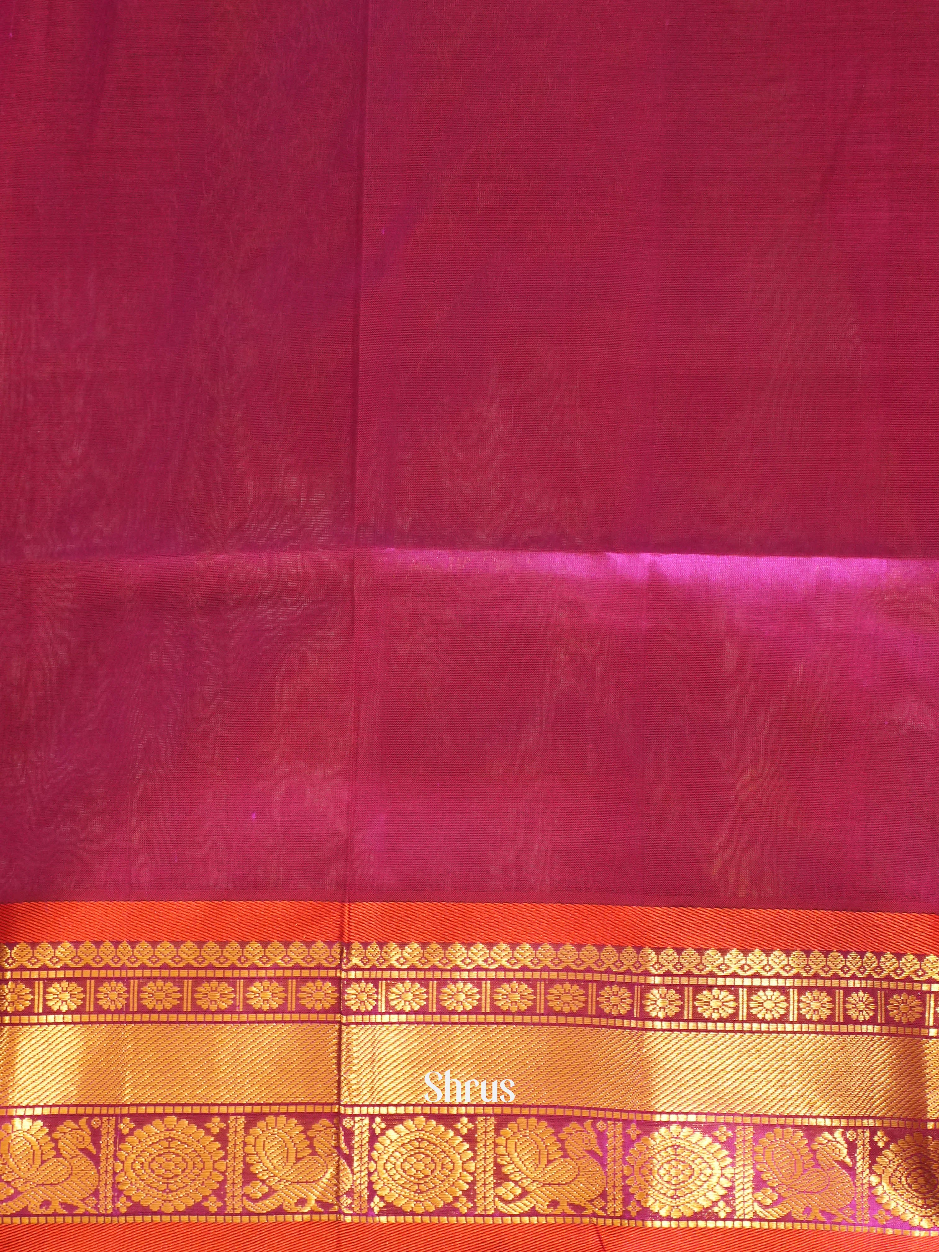 CHS03159 - Silk Cotton Saree - Shop on ShrusEternity.com