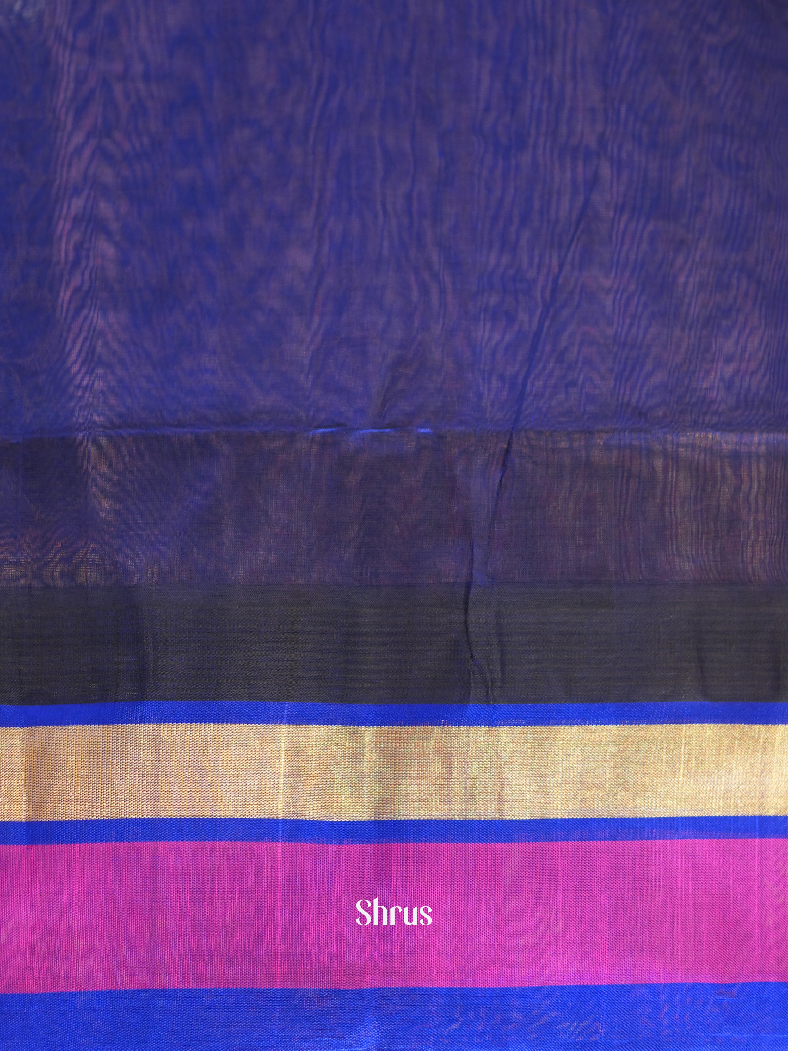 Green & Blue - Silk Cotton Saree - Shop on ShrusEternity.com