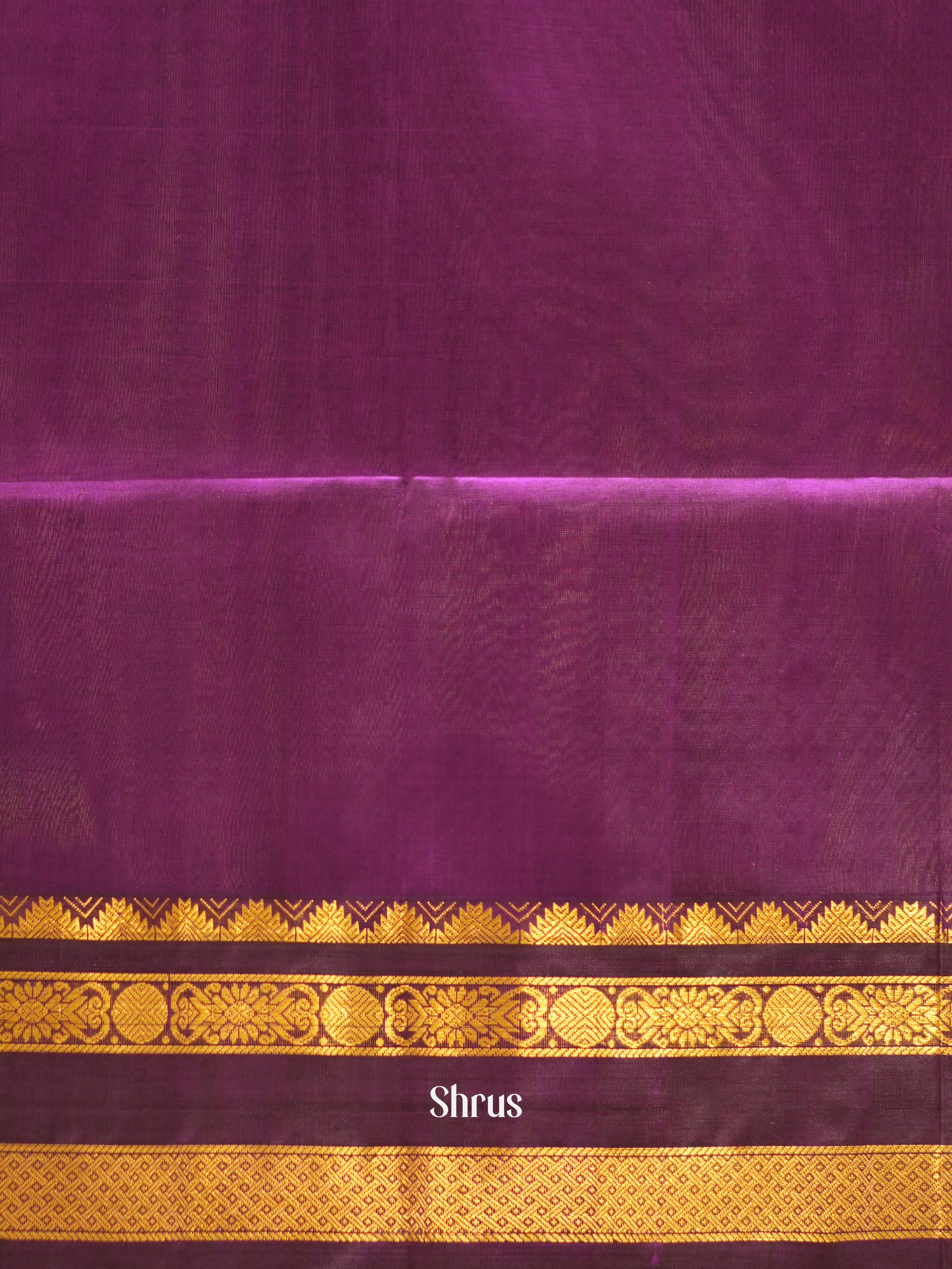 CHS03219 - Silk Cotton Saree - Shop on ShrusEternity.com