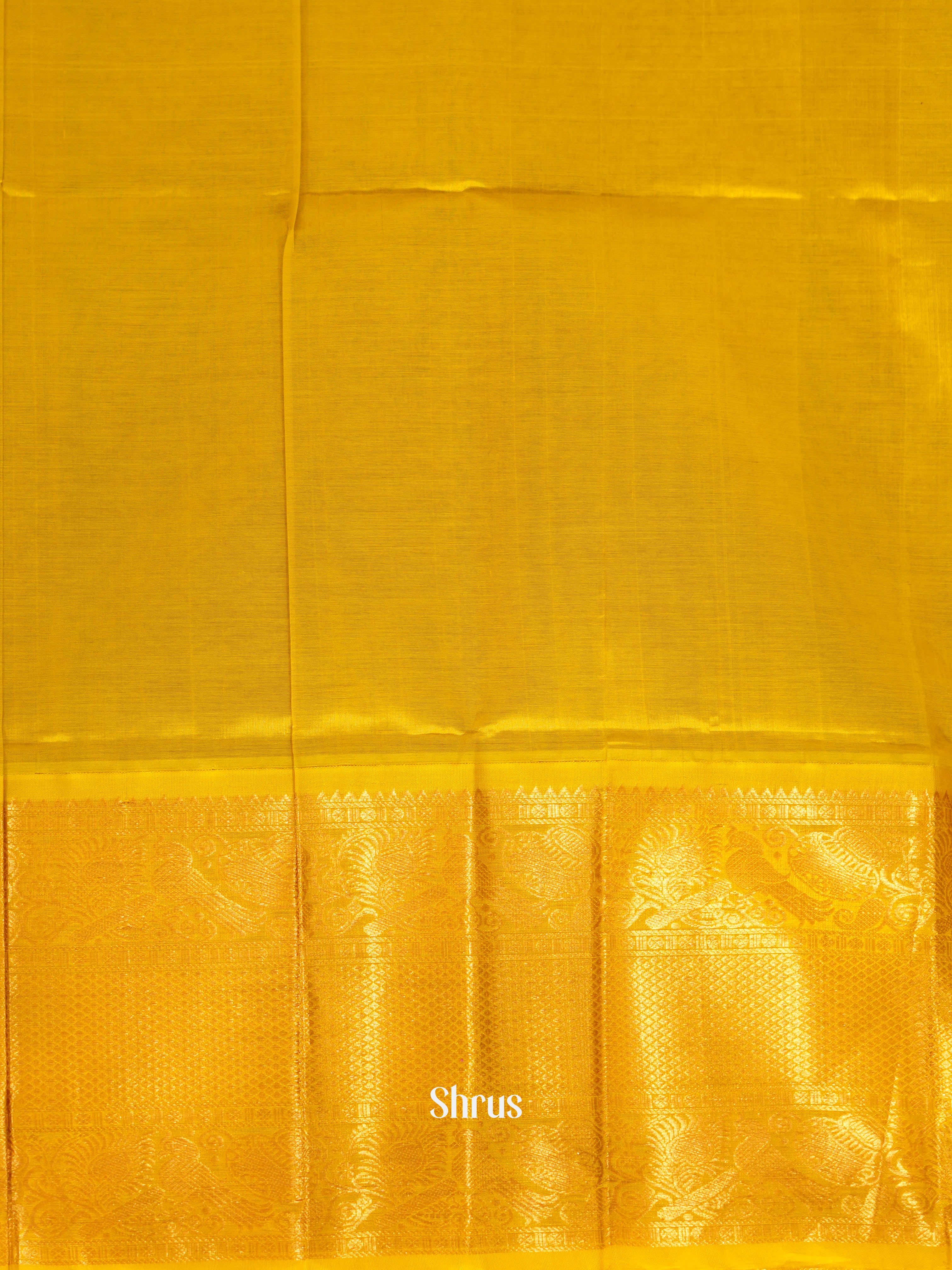 Honey with purple - Silk Cotton saree - Shop on ShrusEternity.com