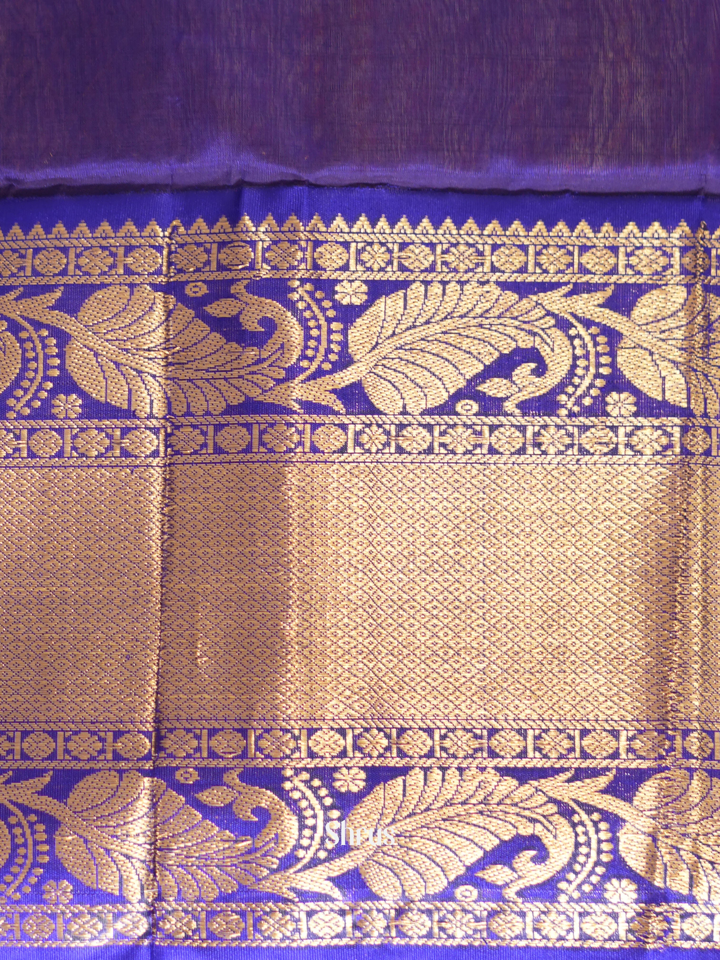 Teal & Blue - Silk Cotton Saree - Shop on ShrusEternity.com