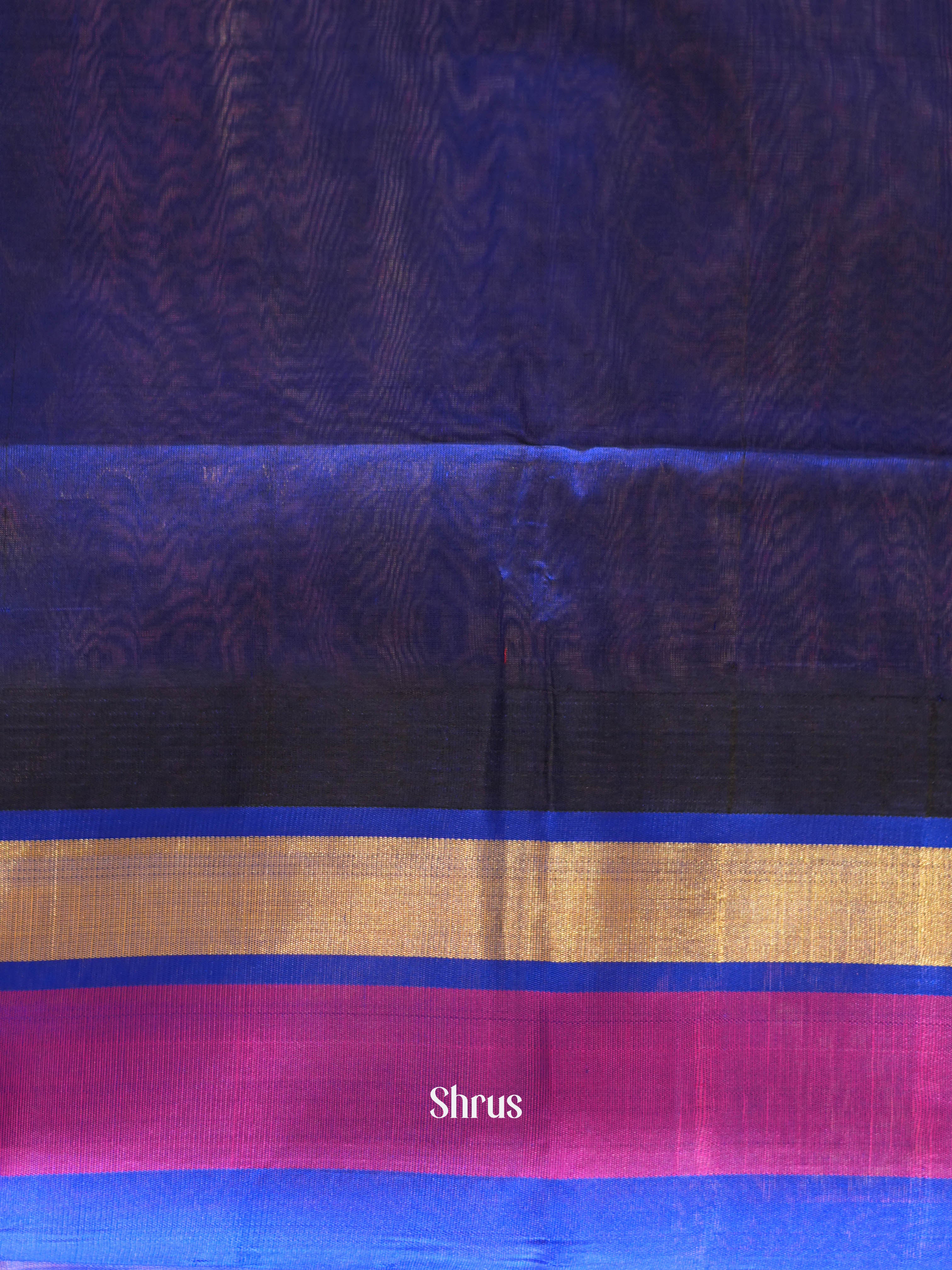Green & Blue - Silk Cotton Saree - Shop on ShrusEternity.com