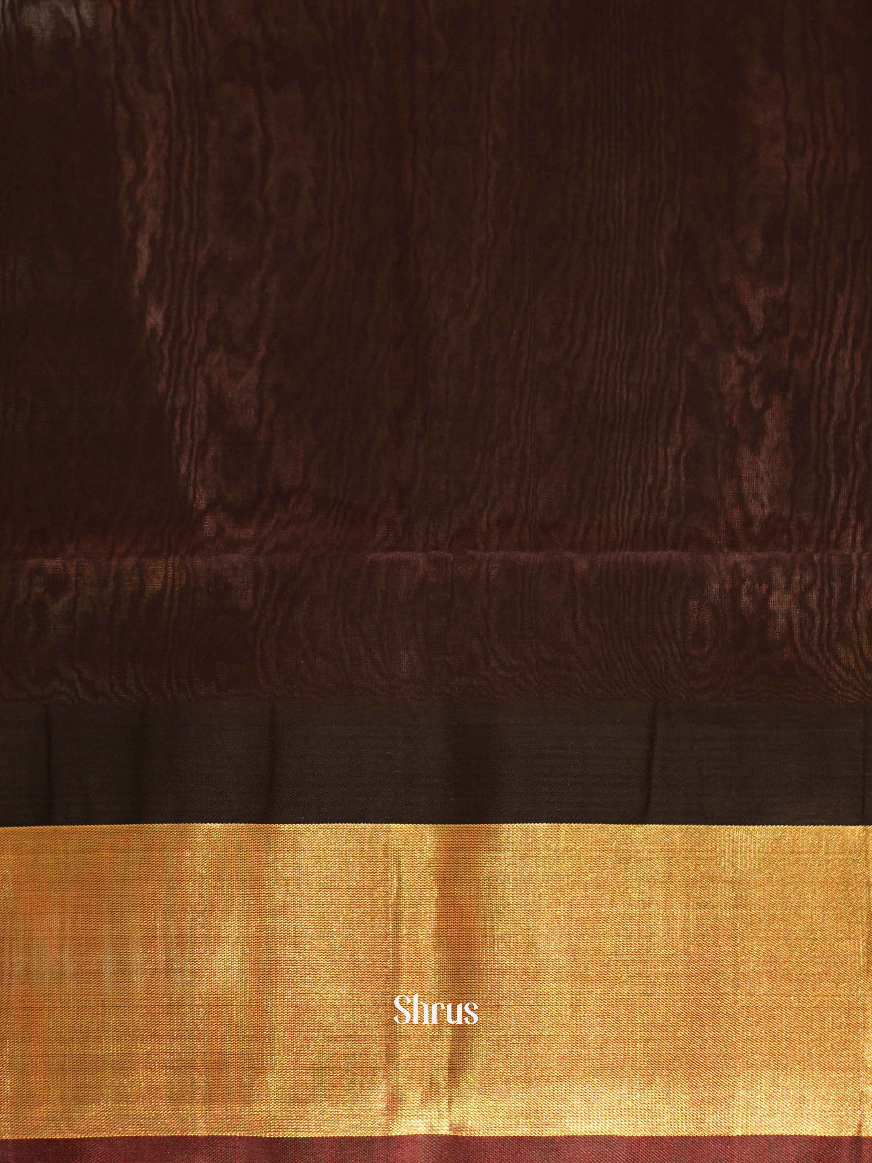 Pink & Brown - Silk Cotton Saree - Shop on ShrusEternity.com