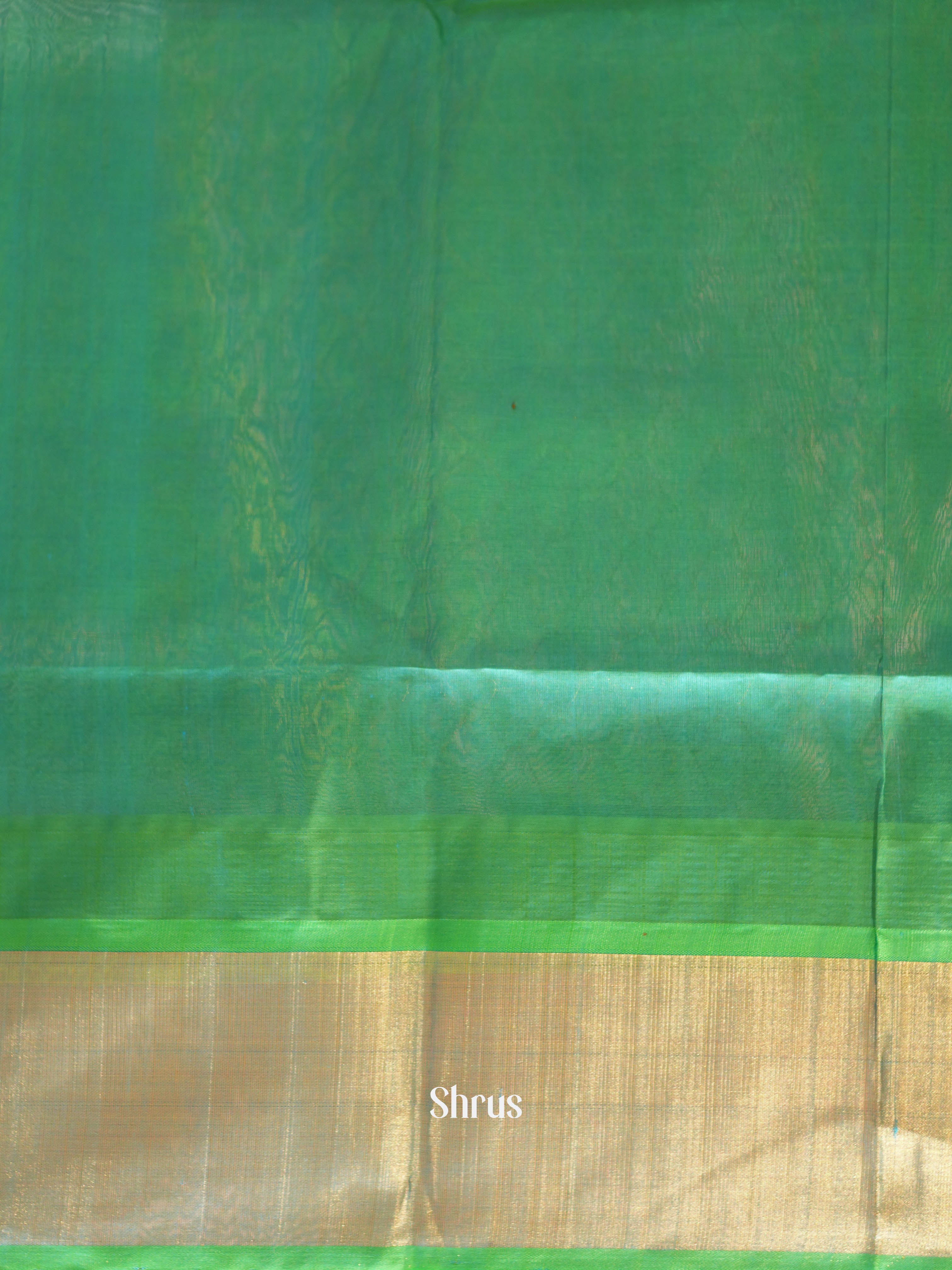 Pink & Teal - Silk Cotton Saree - Shop on ShrusEternity.com