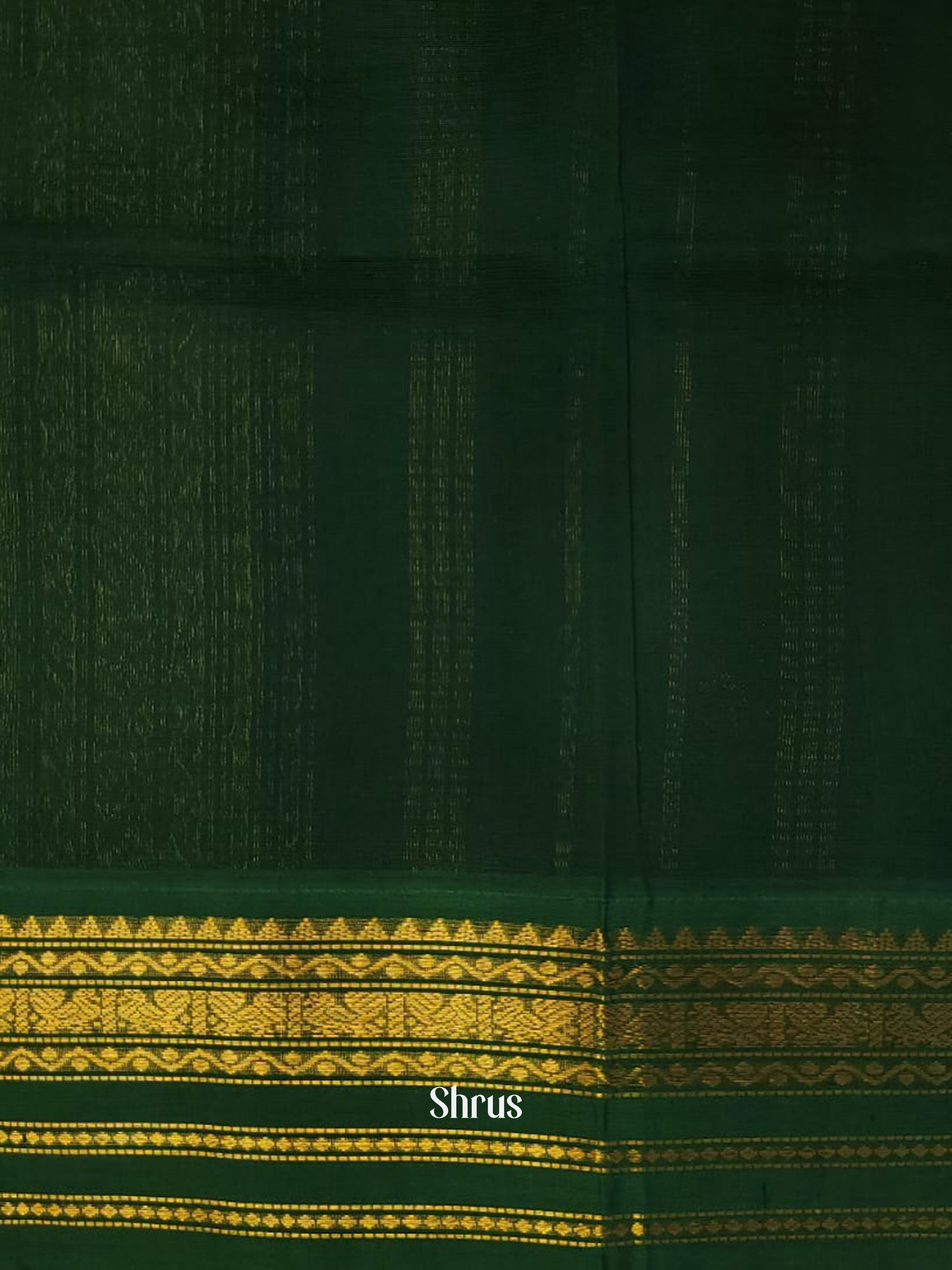 Red & Green - Silk Cotton Saree - Shop on ShrusEternity.com