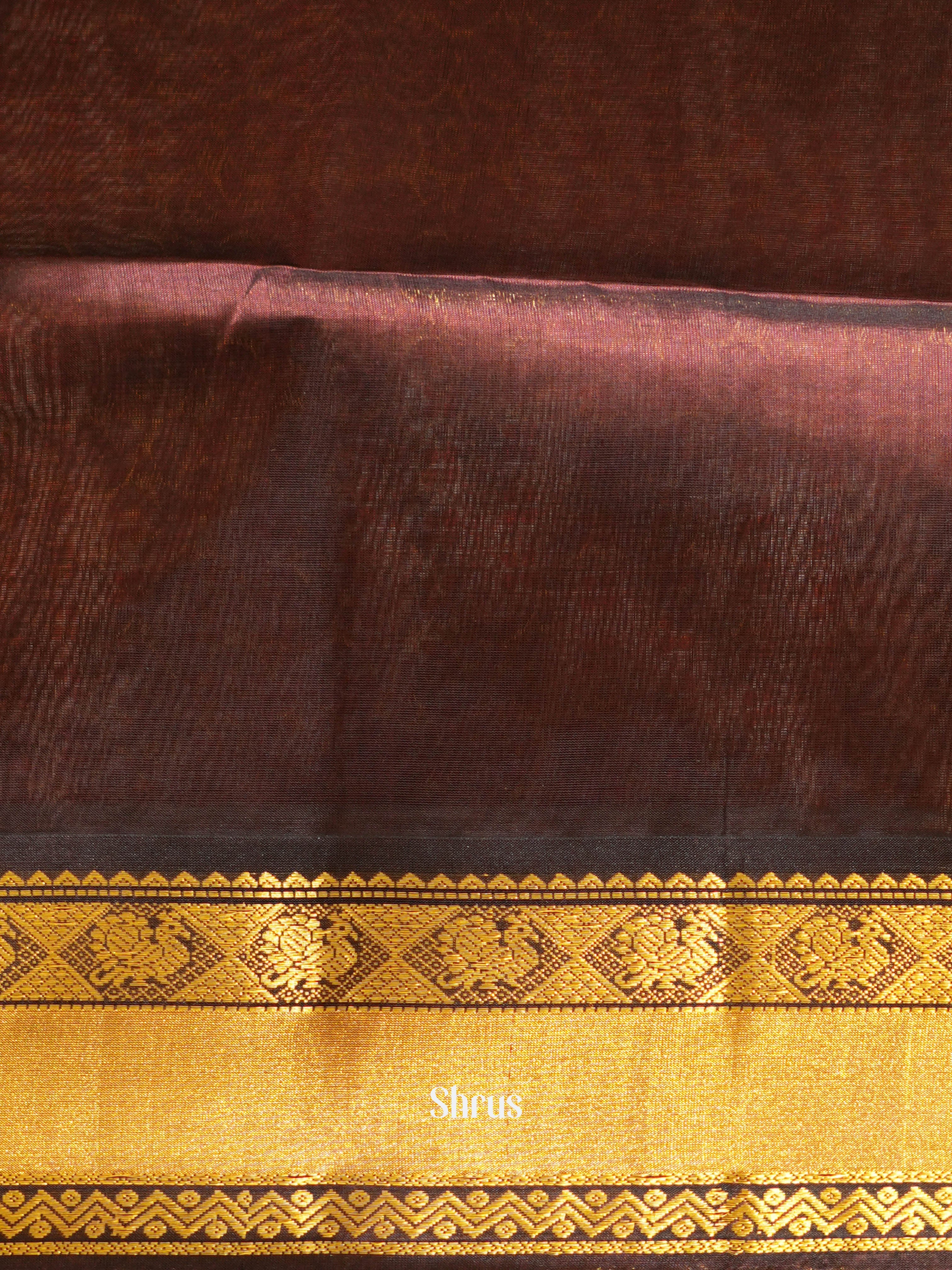 CHS03437 - Silk Cotton Saree - Shop on ShrusEternity.com