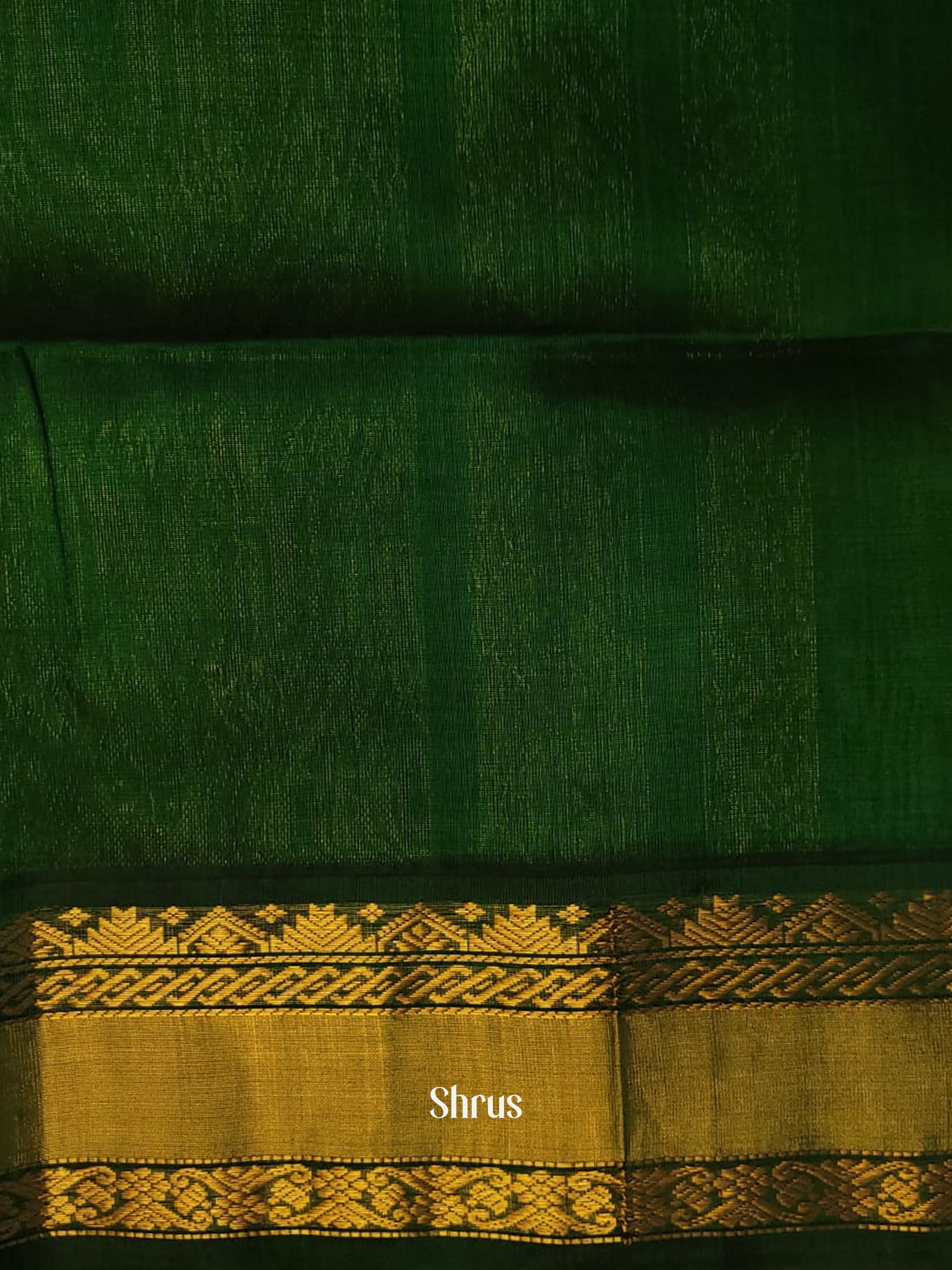 Pink & Green - Silk Cotton Saree - Shop on ShrusEternity.com