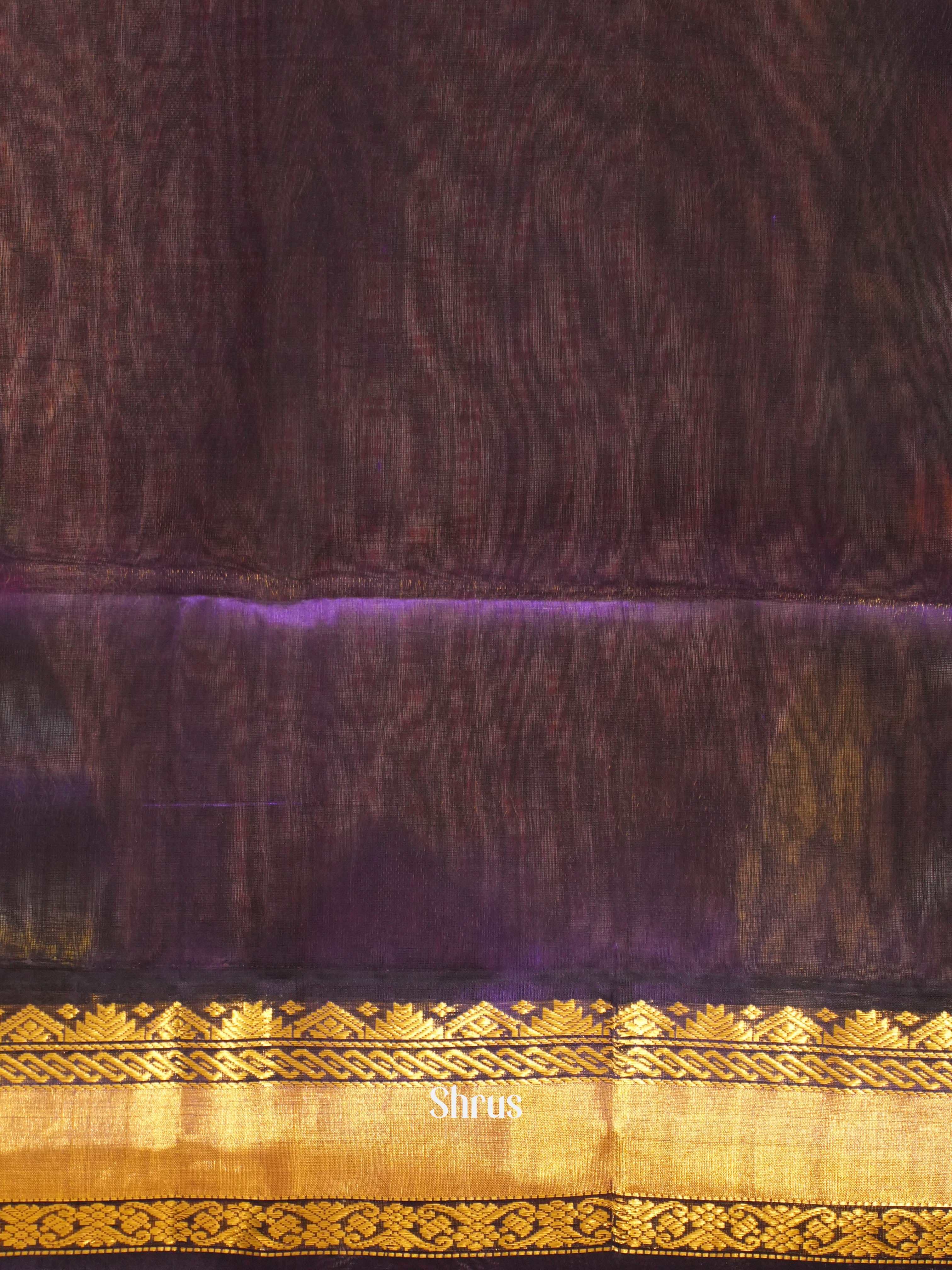 Yellow & Blue - Silk Cotton Saree - Shop on ShrusEternity.com