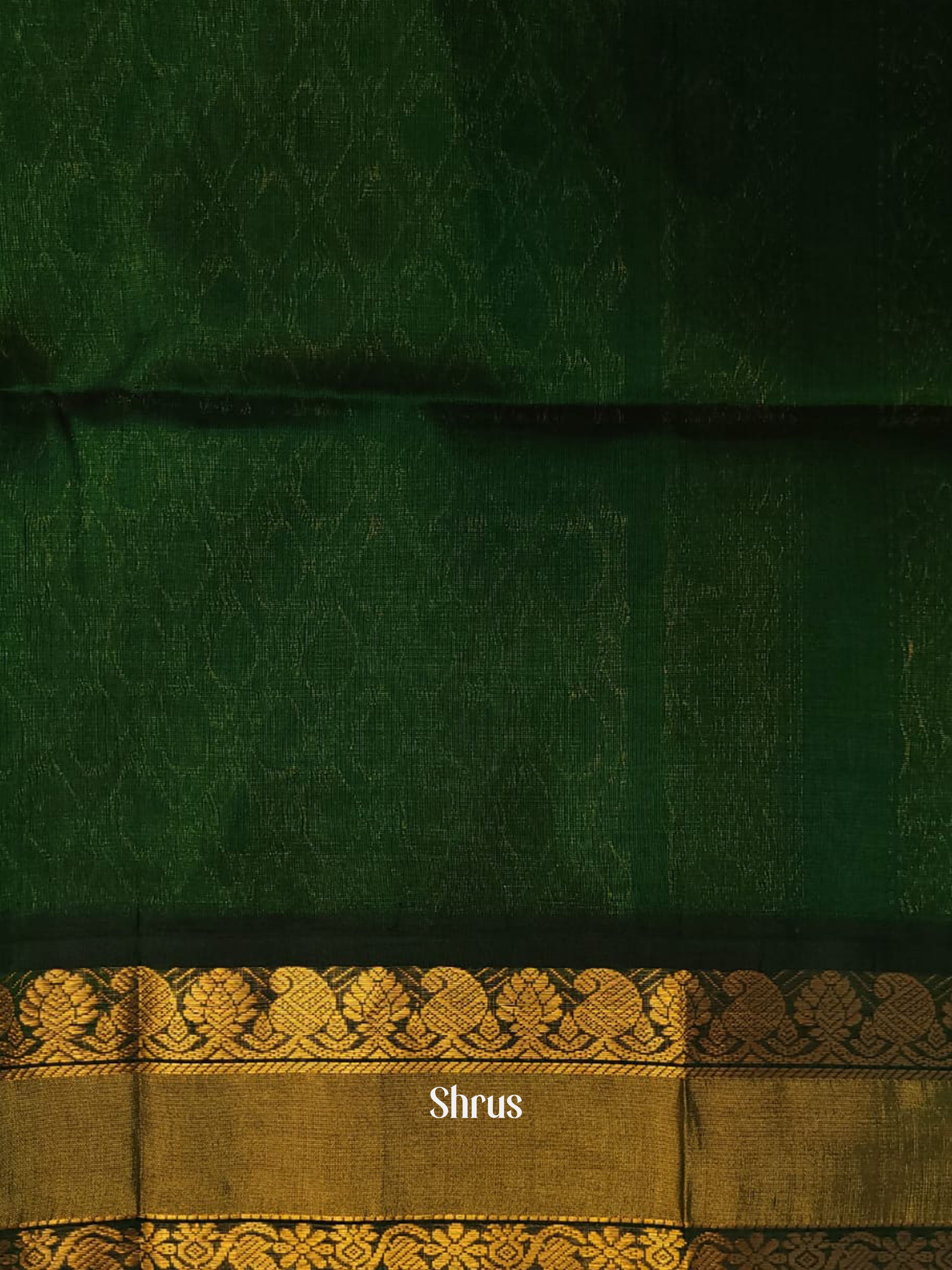 Pink & Green - Silk Cotton Saree - Shop on ShrusEternity.com