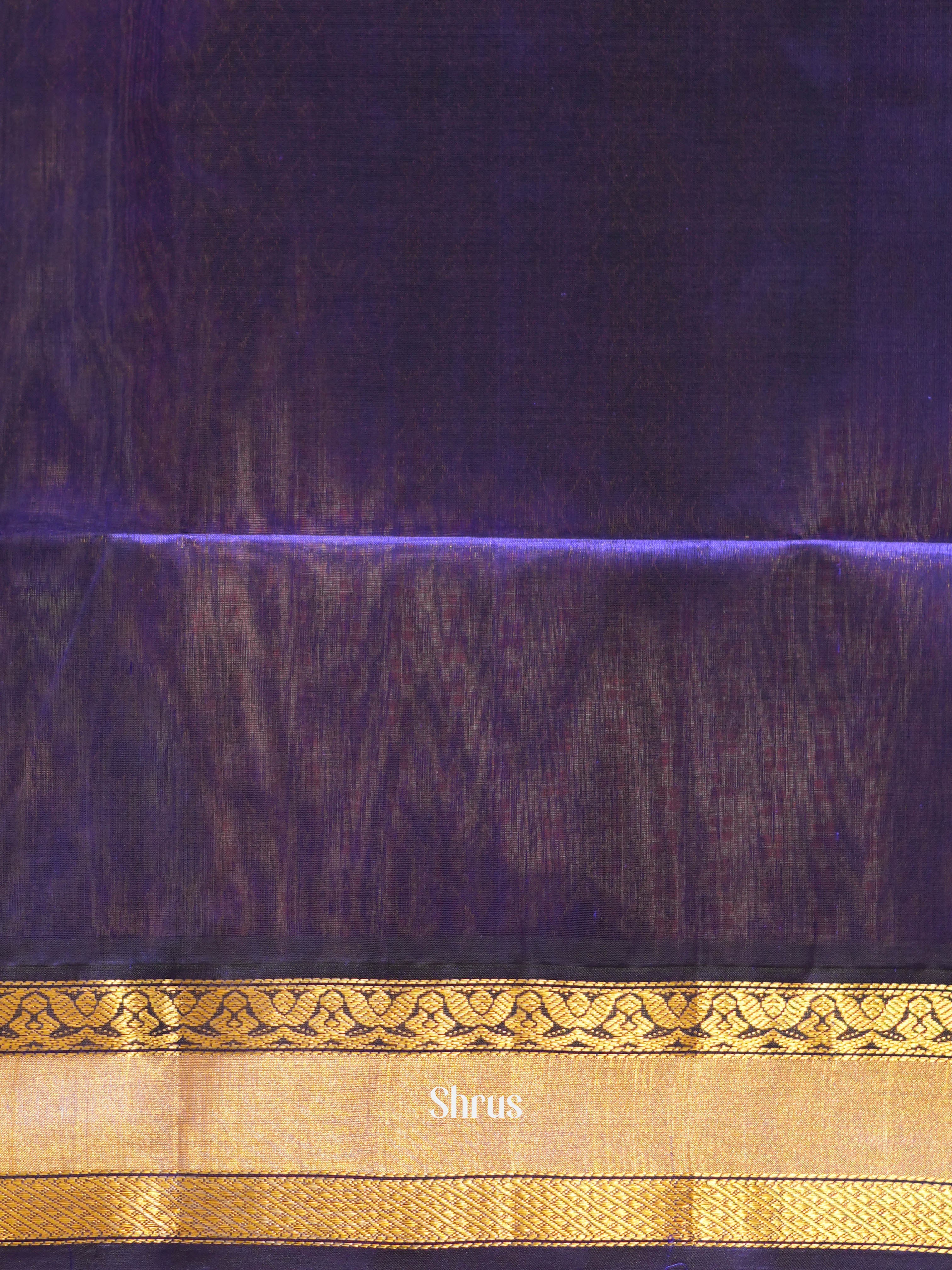 Teal & Blue - Silk Cotton Saree - Shop on ShrusEternity.com