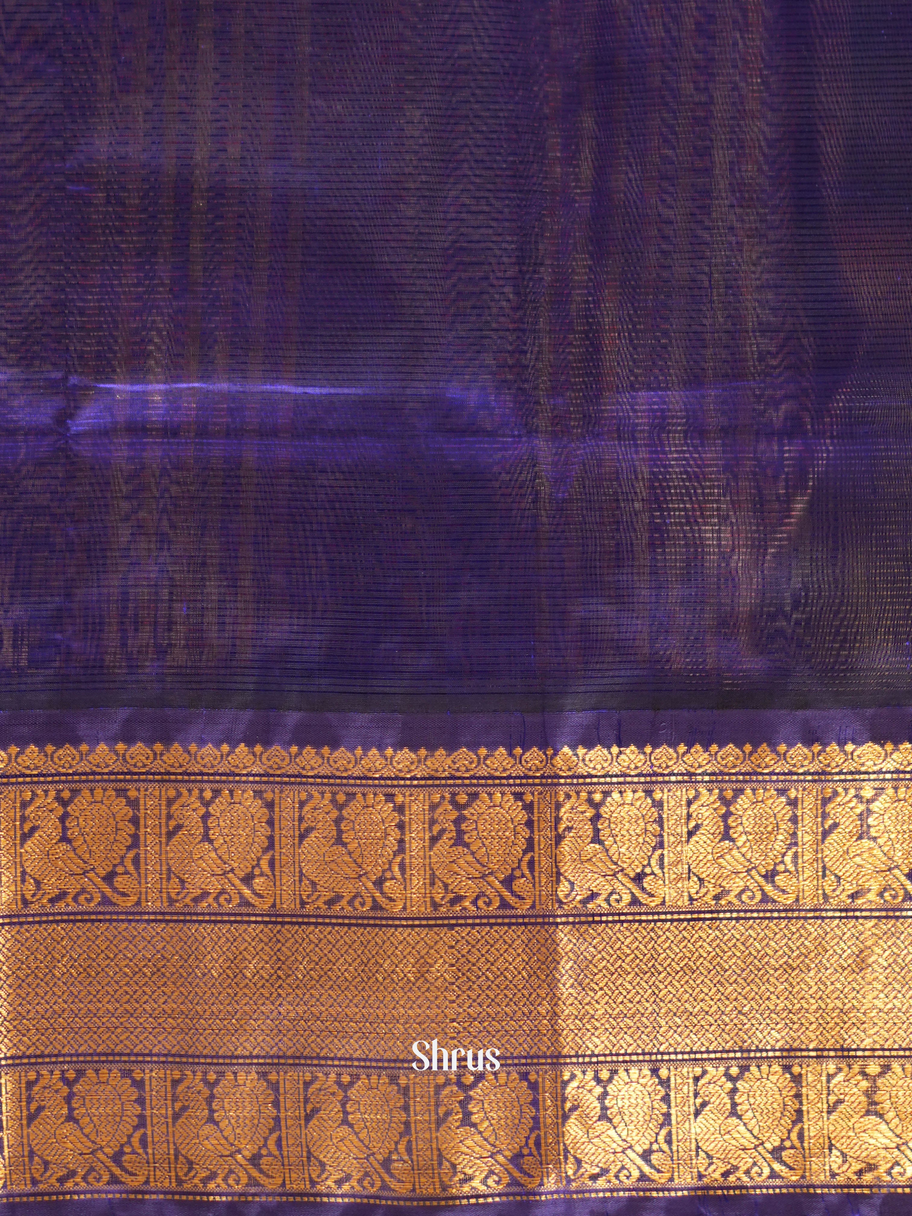 Green & Blue - Silk Cotton Saree - Shop on ShrusEternity.com