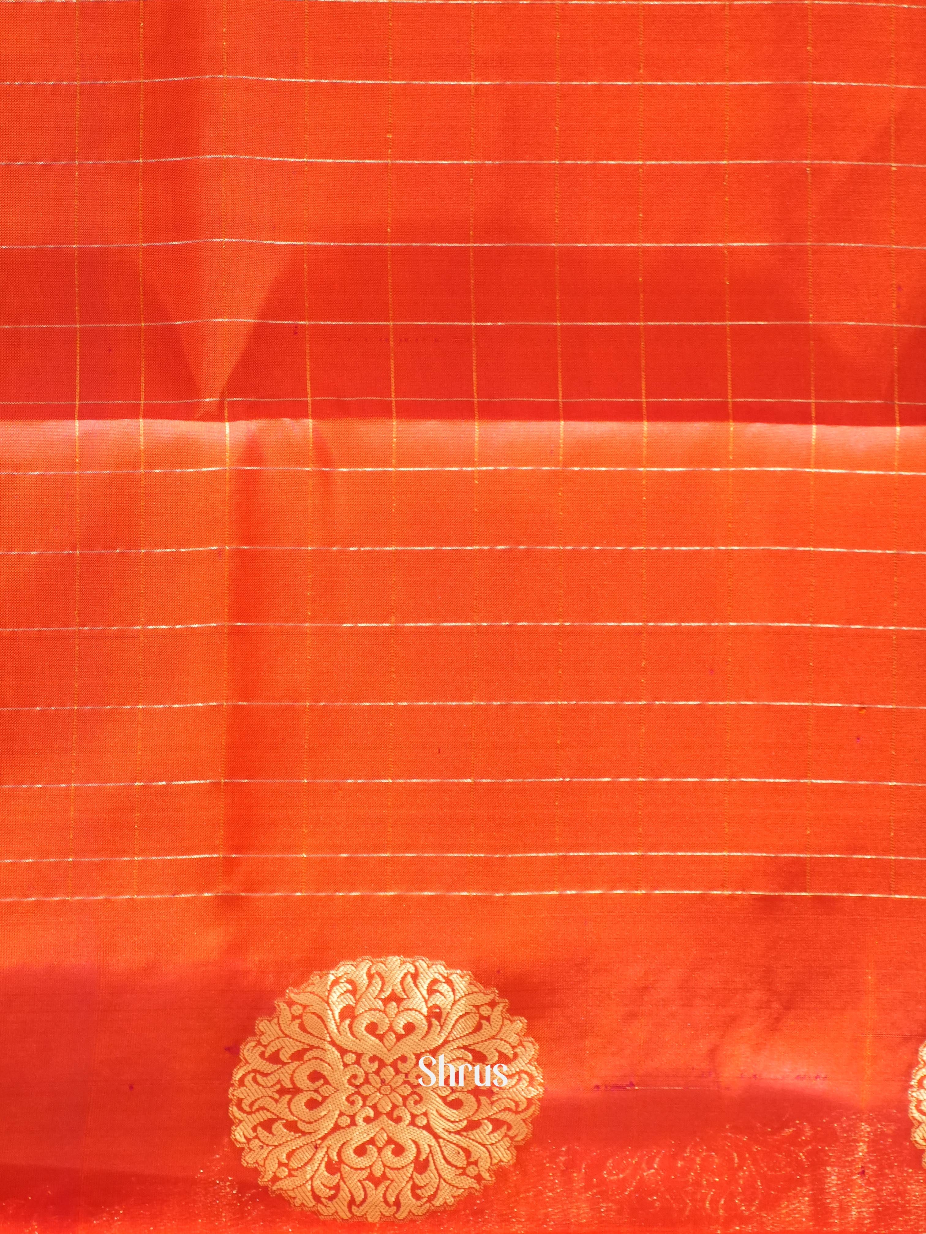 Teal Blue & Orangish Pink - Soft Silk Saree - Shop on ShrusEternity.com