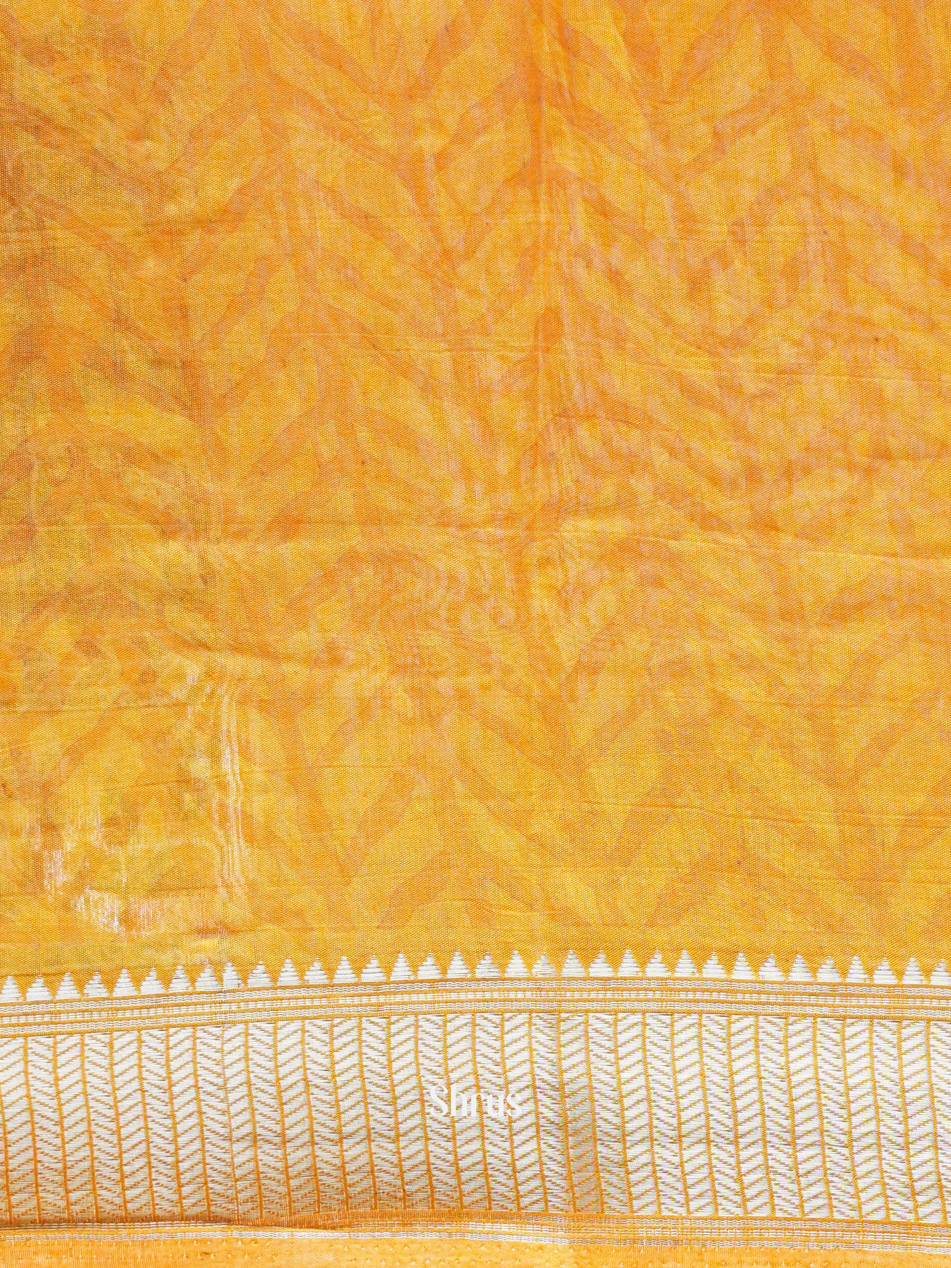Violet & Yellow - Art Modal Saree - Shop on ShrusEternity.com