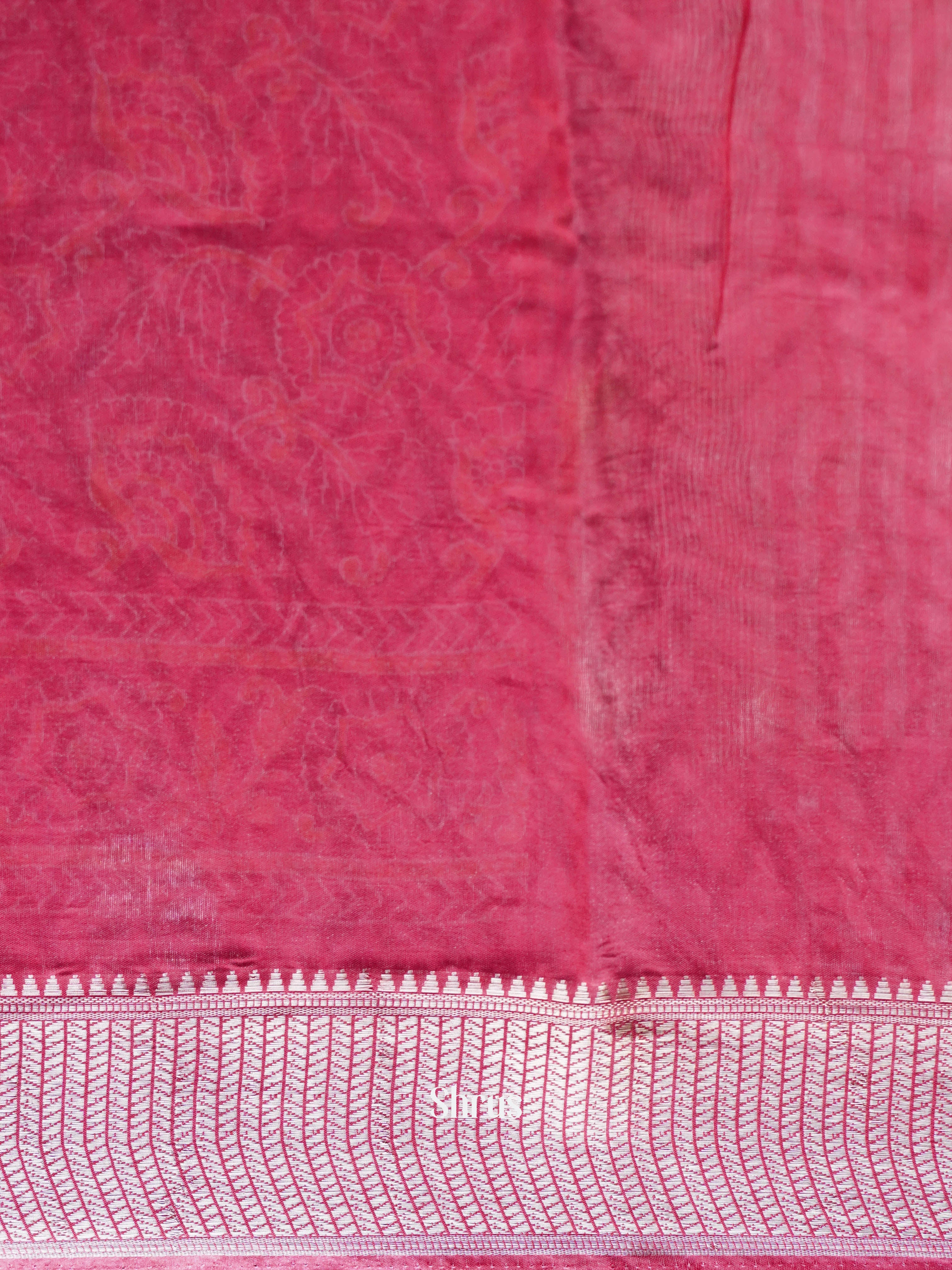 Maroon & Red - Art modal Saree - Shop on ShrusEternity.com