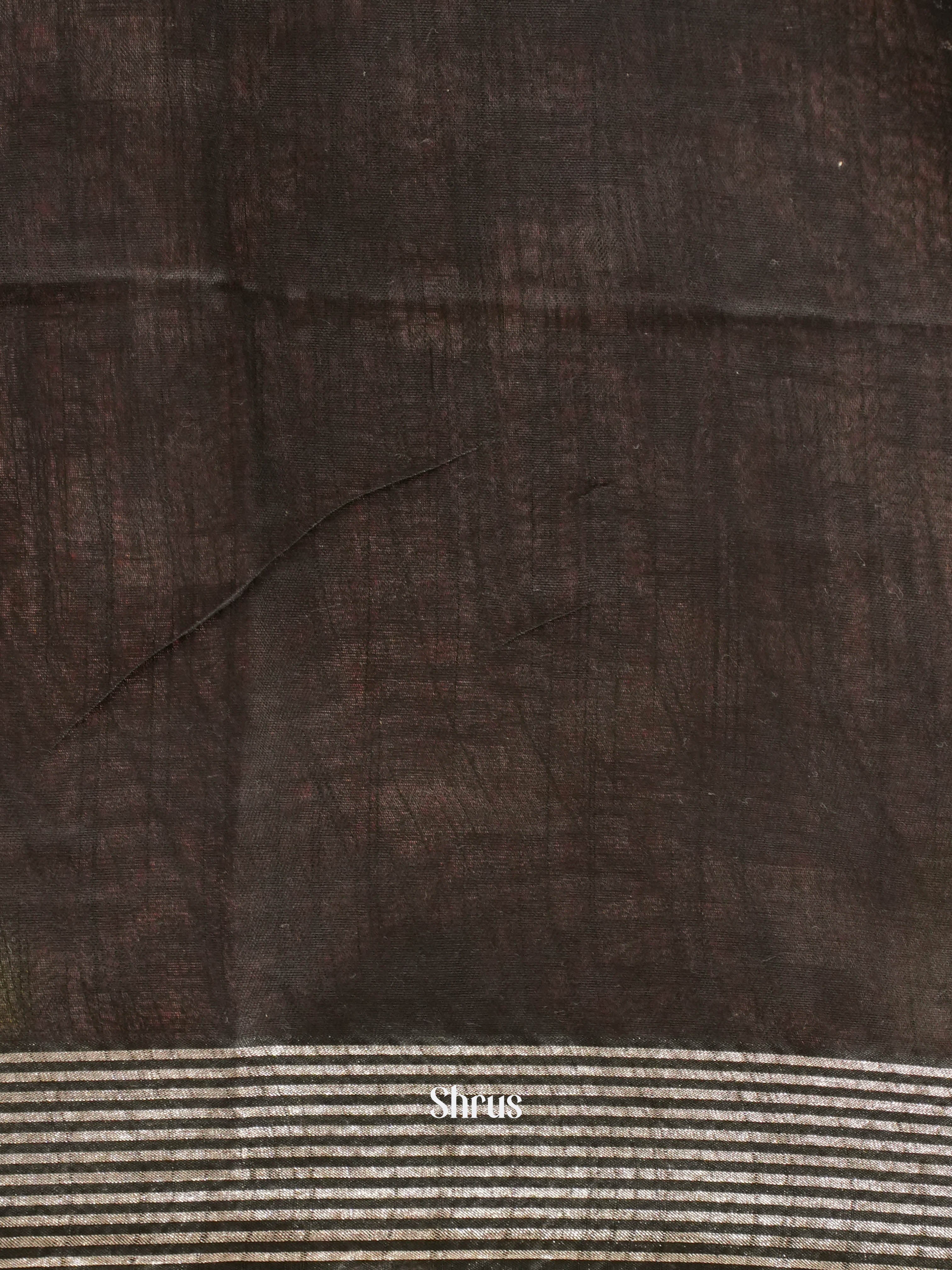 Blue & Black - semi ikkat Saree - Shop on ShrusEternity.com