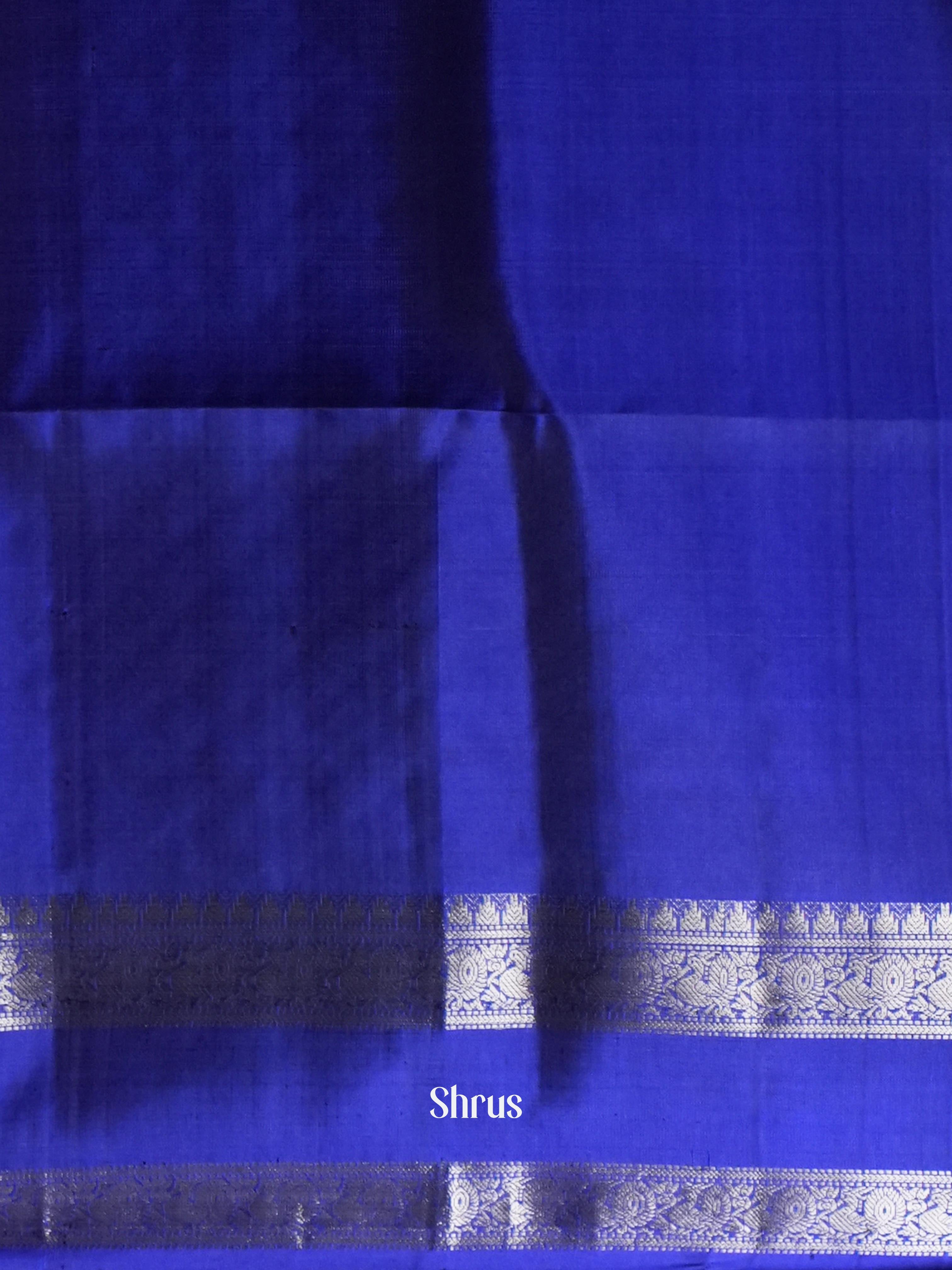 Teal & Blue- Soft Silk Saree - Shop on ShrusEternity.com