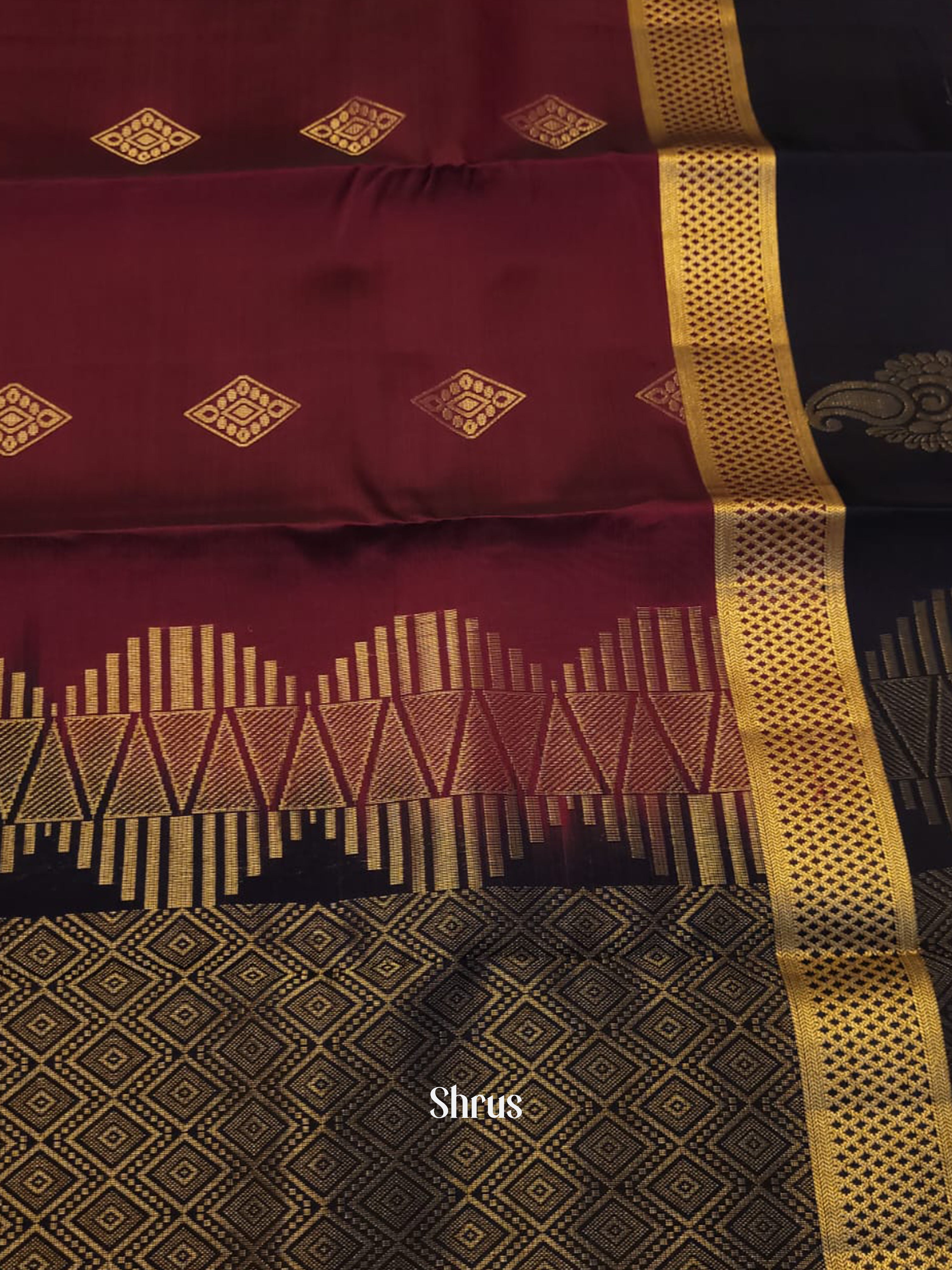 CHS06006 - Softsilk-halfpure Saree - Shop on ShrusEternity.com