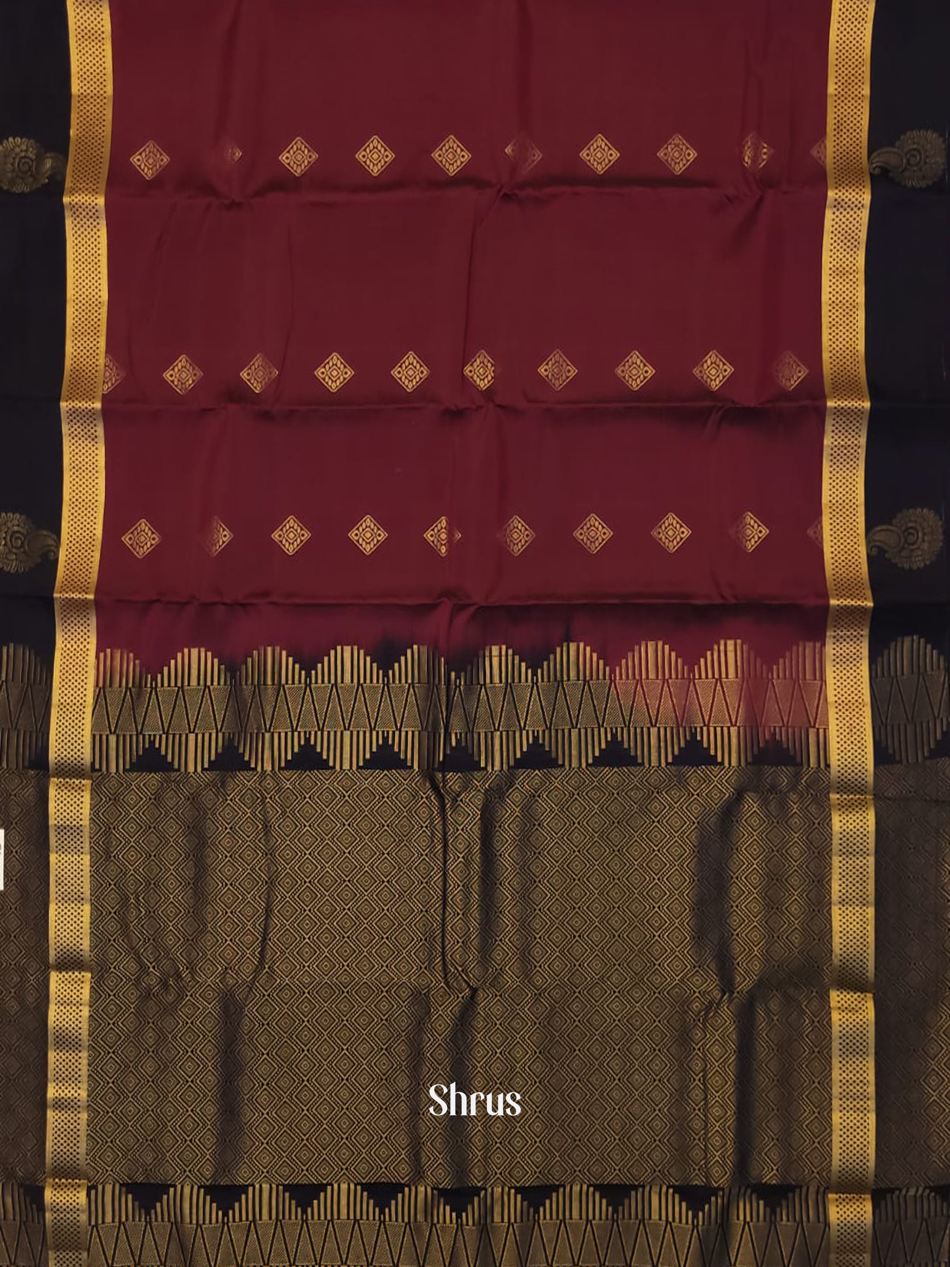 CHS06006 - Softsilk-halfpure Saree - Shop on ShrusEternity.com