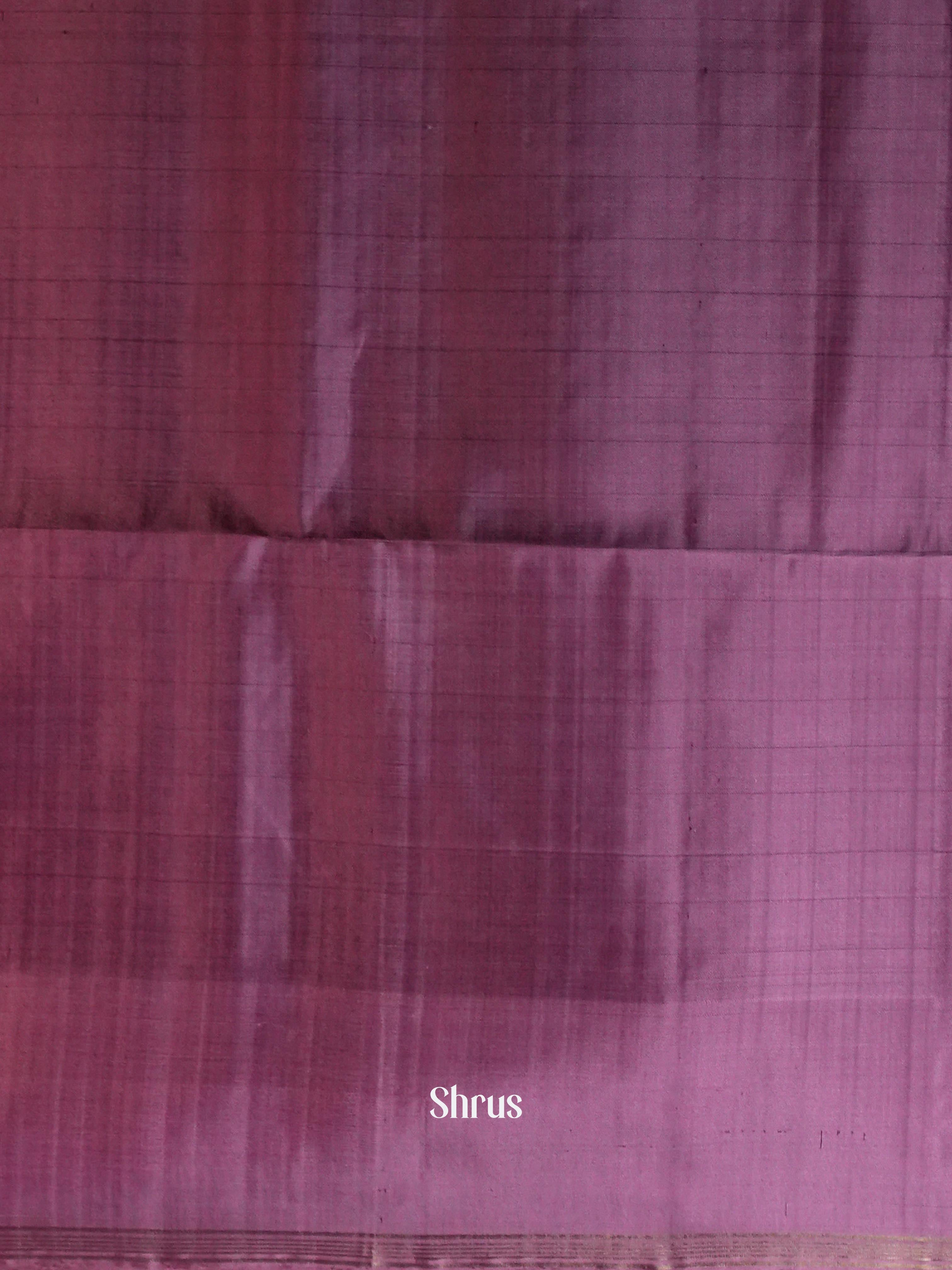 Maroon & Onion - Soft Silk Saree - Shop on ShrusEternity.com