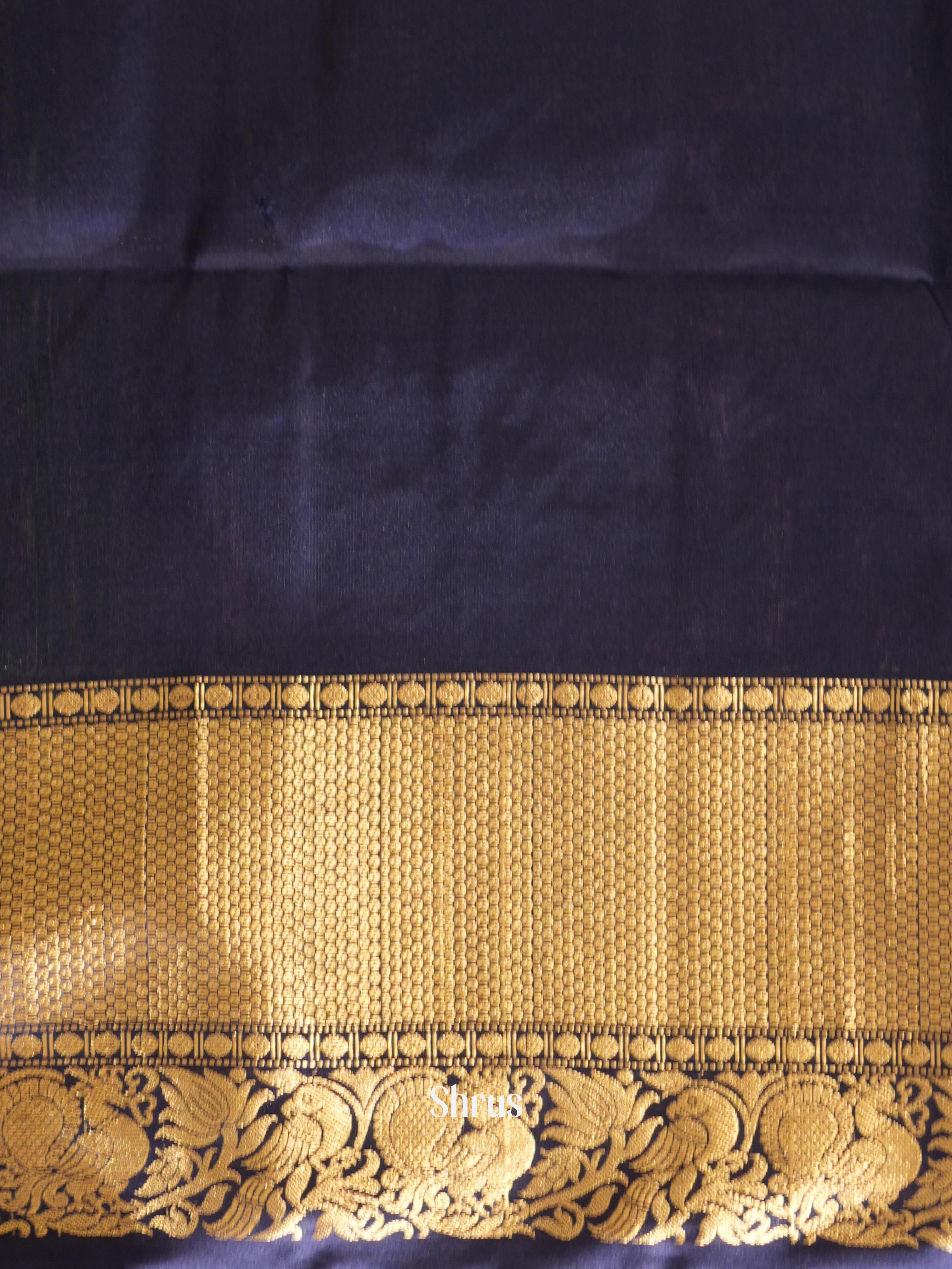 Green & Blue - Soft Silk Saree - Shop on ShrusEternity.com