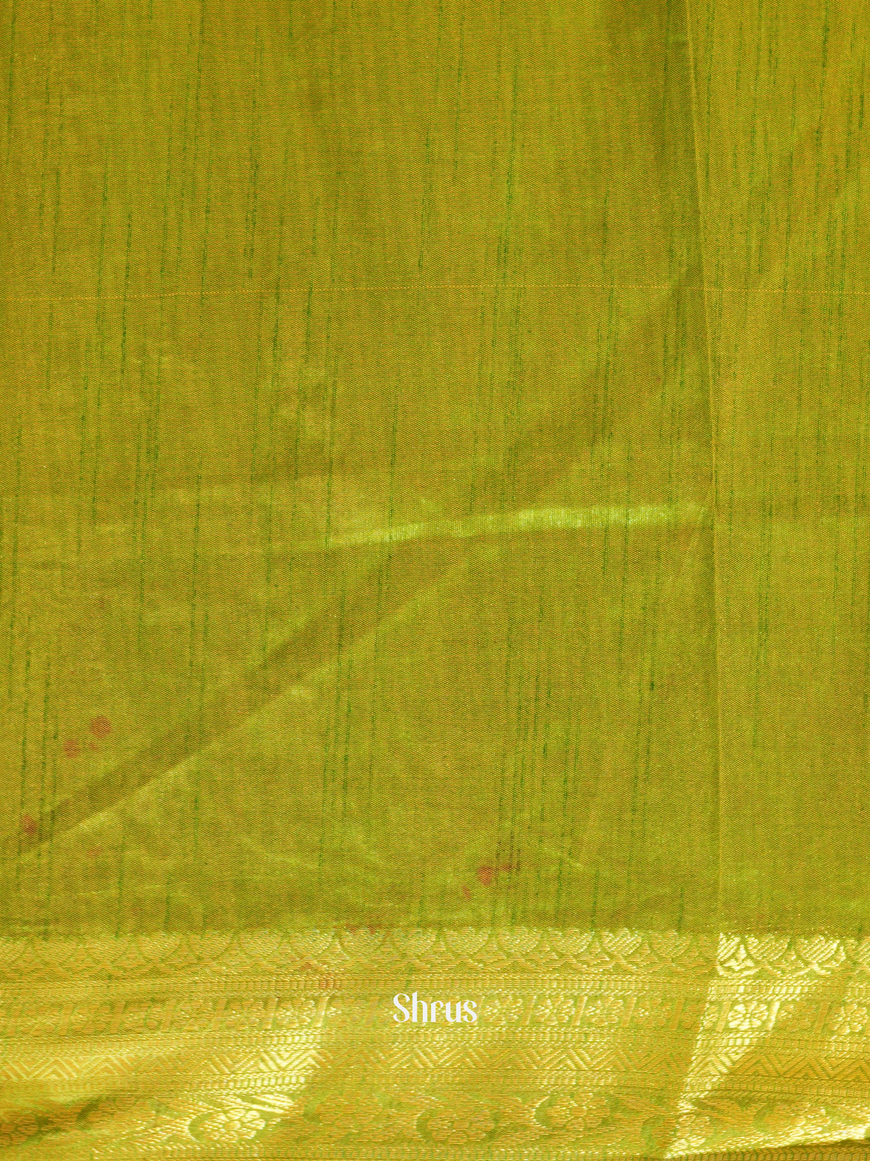 Orangish Pink & Green - Semi patola Saree - Shop on ShrusEternity.com