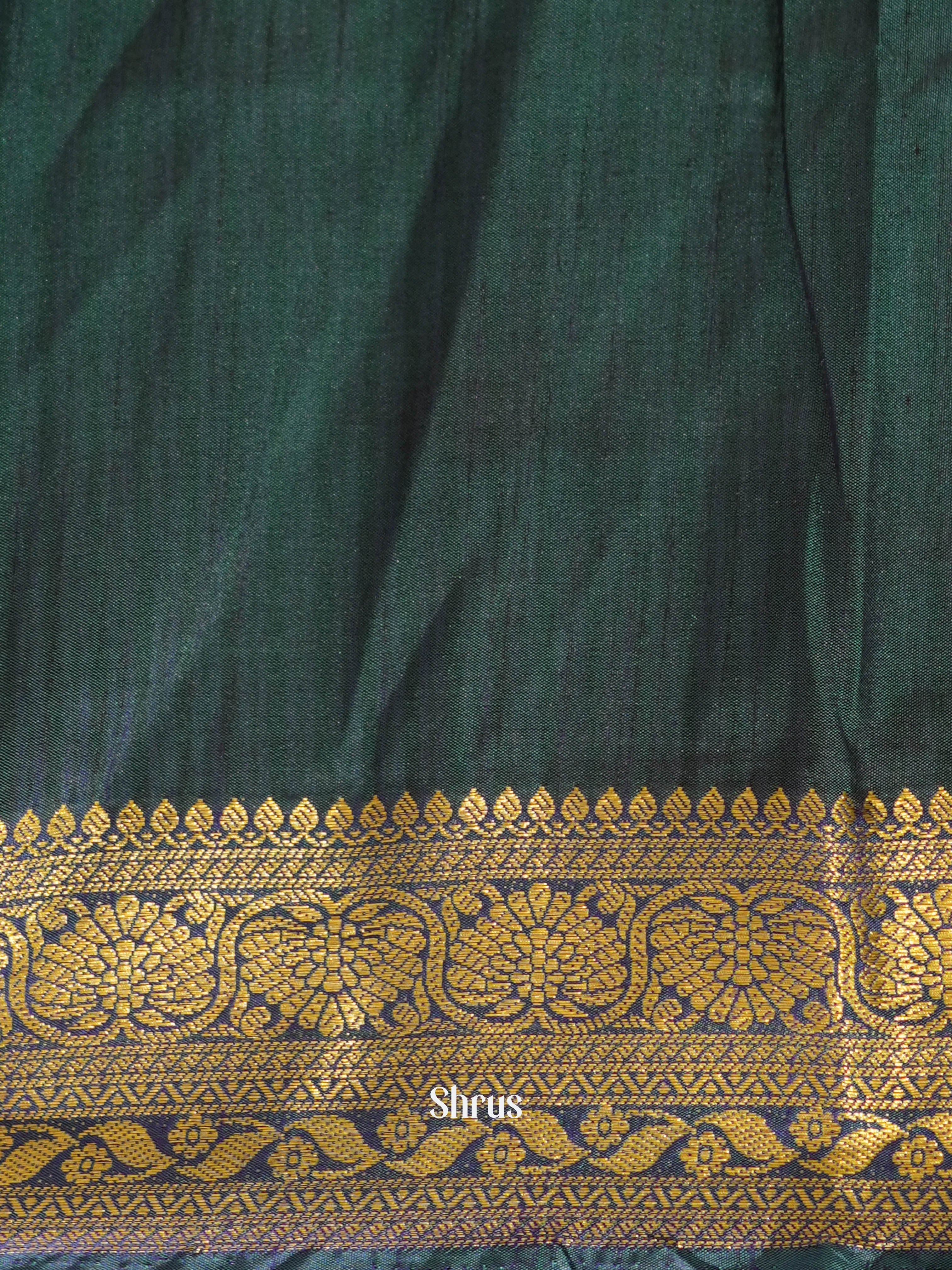 Teal & Blue - Semi patola Saree - Shop on ShrusEternity.com