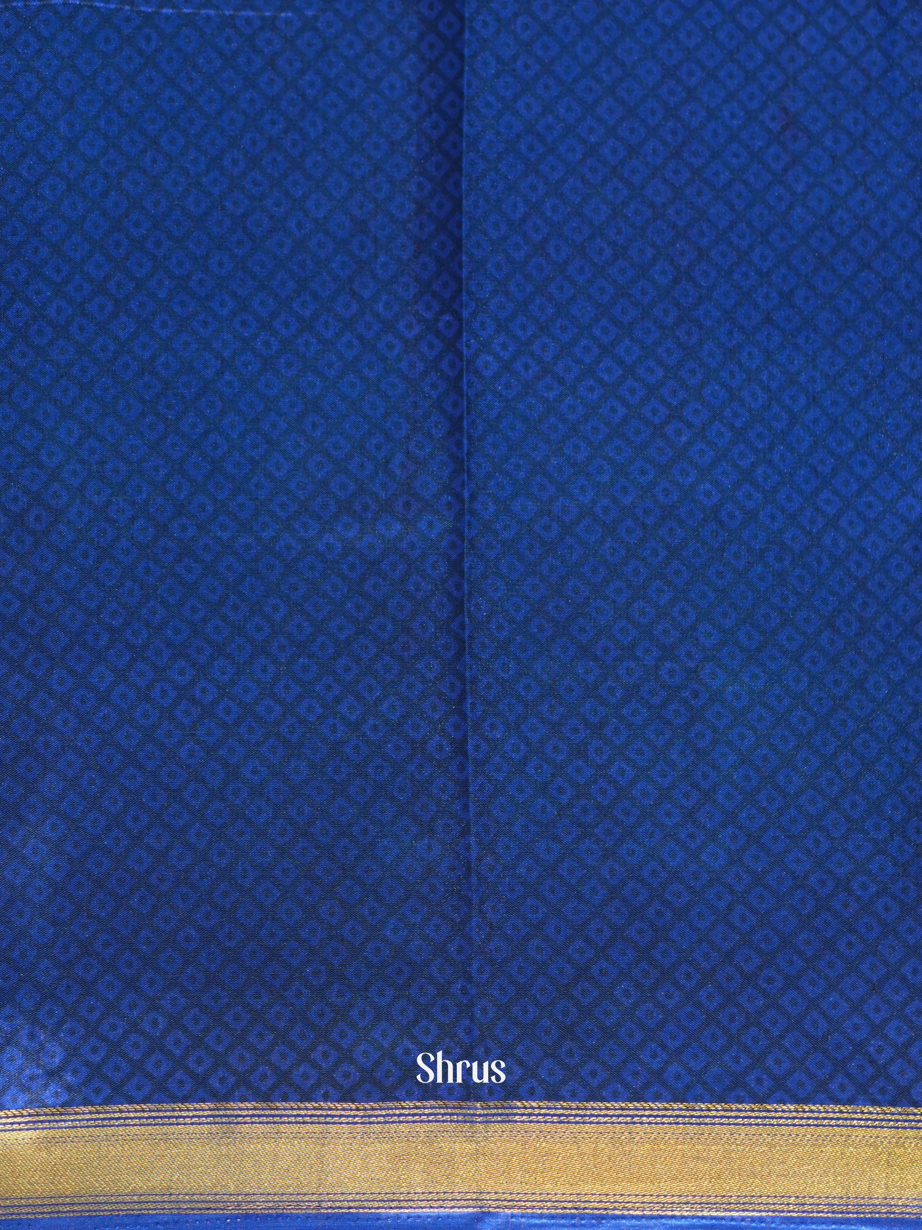 Purple & Blue - Semi patola Saree - Shop on ShrusEternity.com