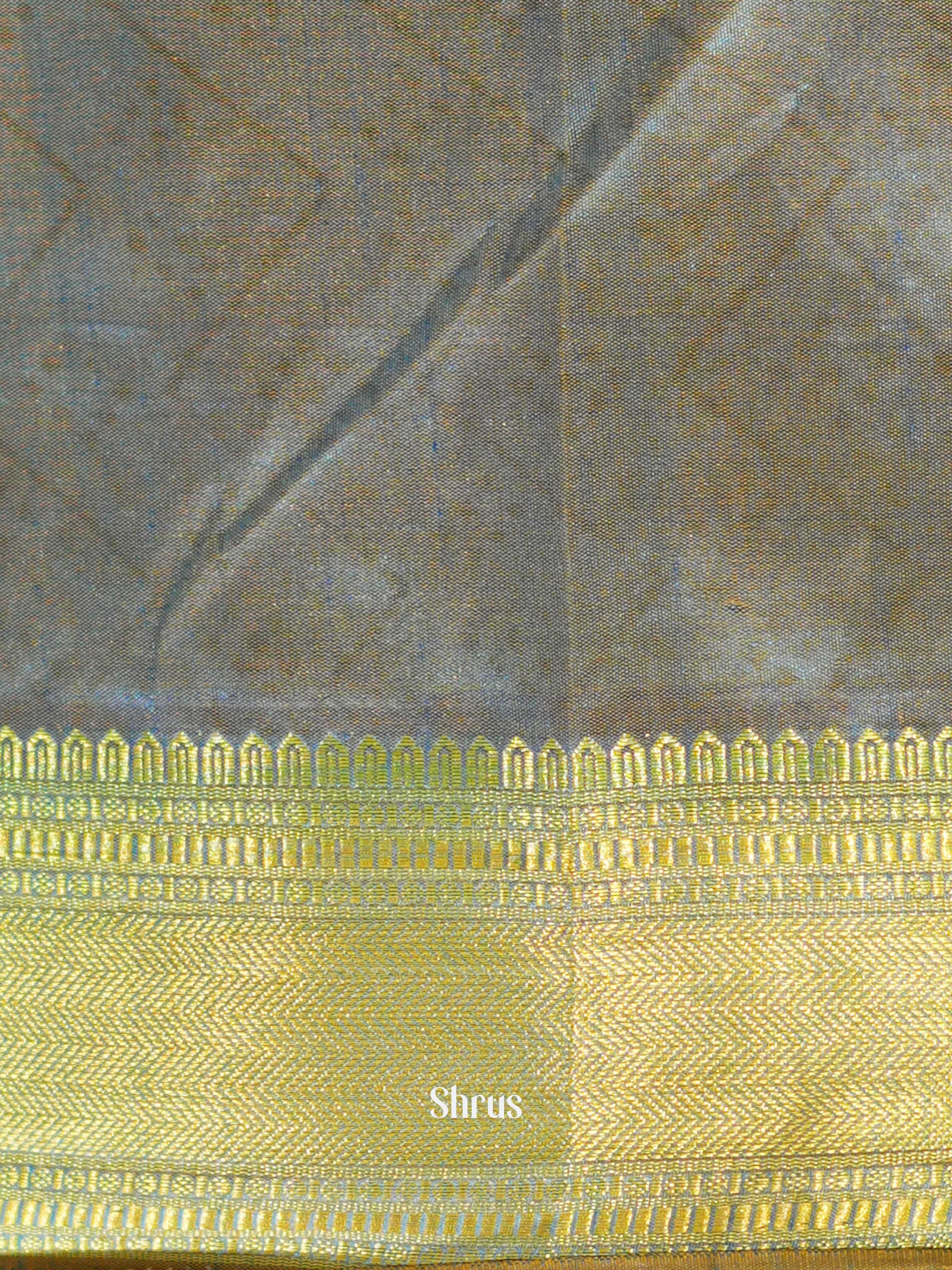 Purple & Blue - Semi patola Saree - Shop on ShrusEternity.com