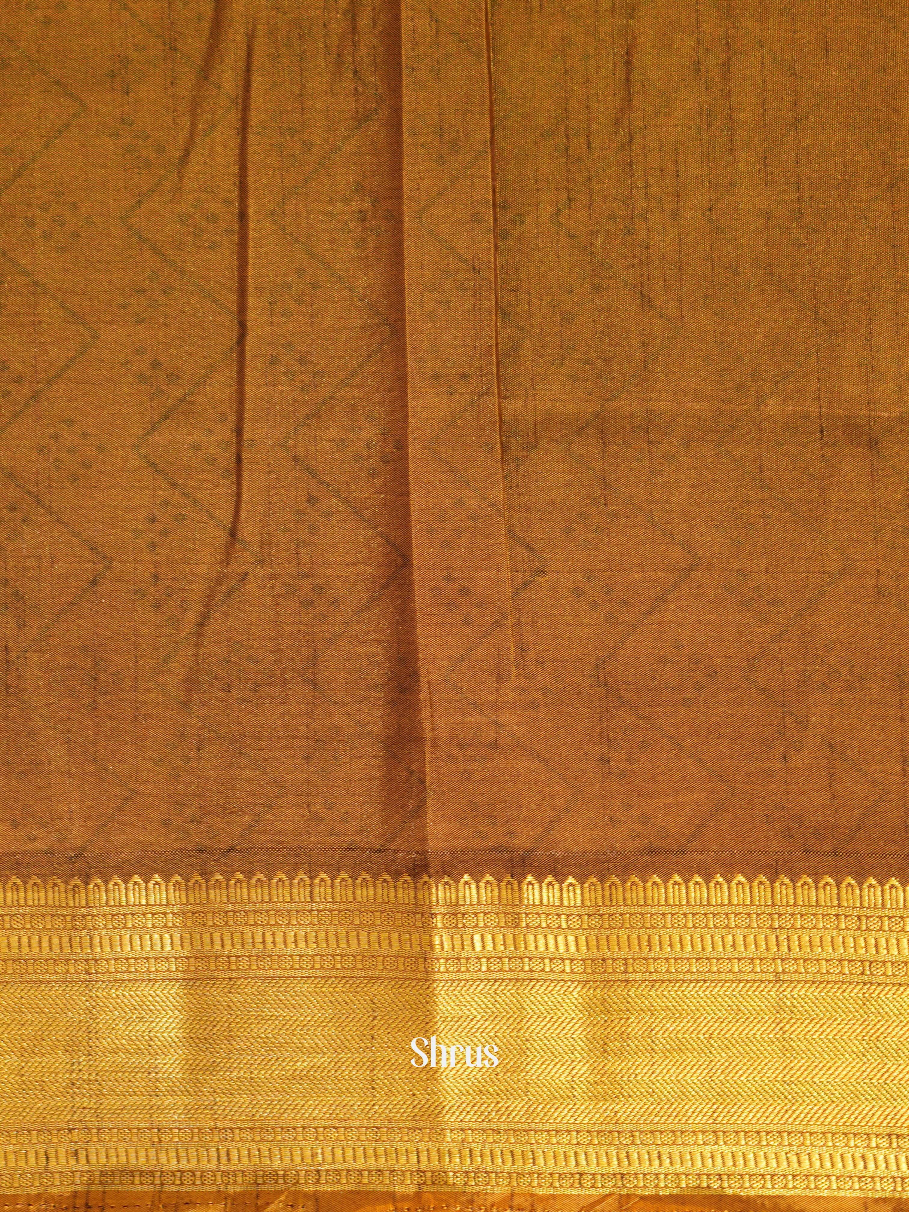 Red & Brown - Semi patola Saree - Shop on ShrusEternity.com