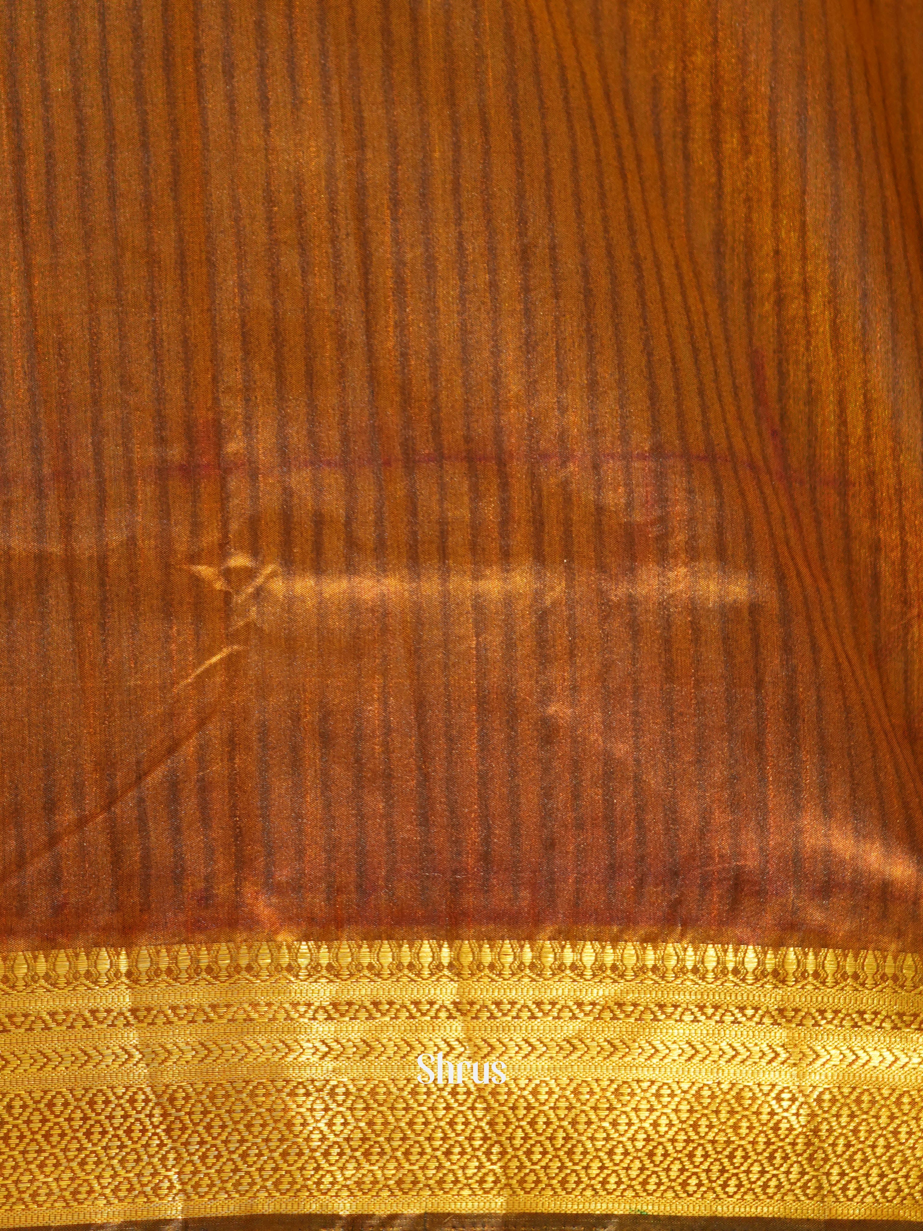Purple & Brown - Semi patola Saree - Shop on ShrusEternity.com