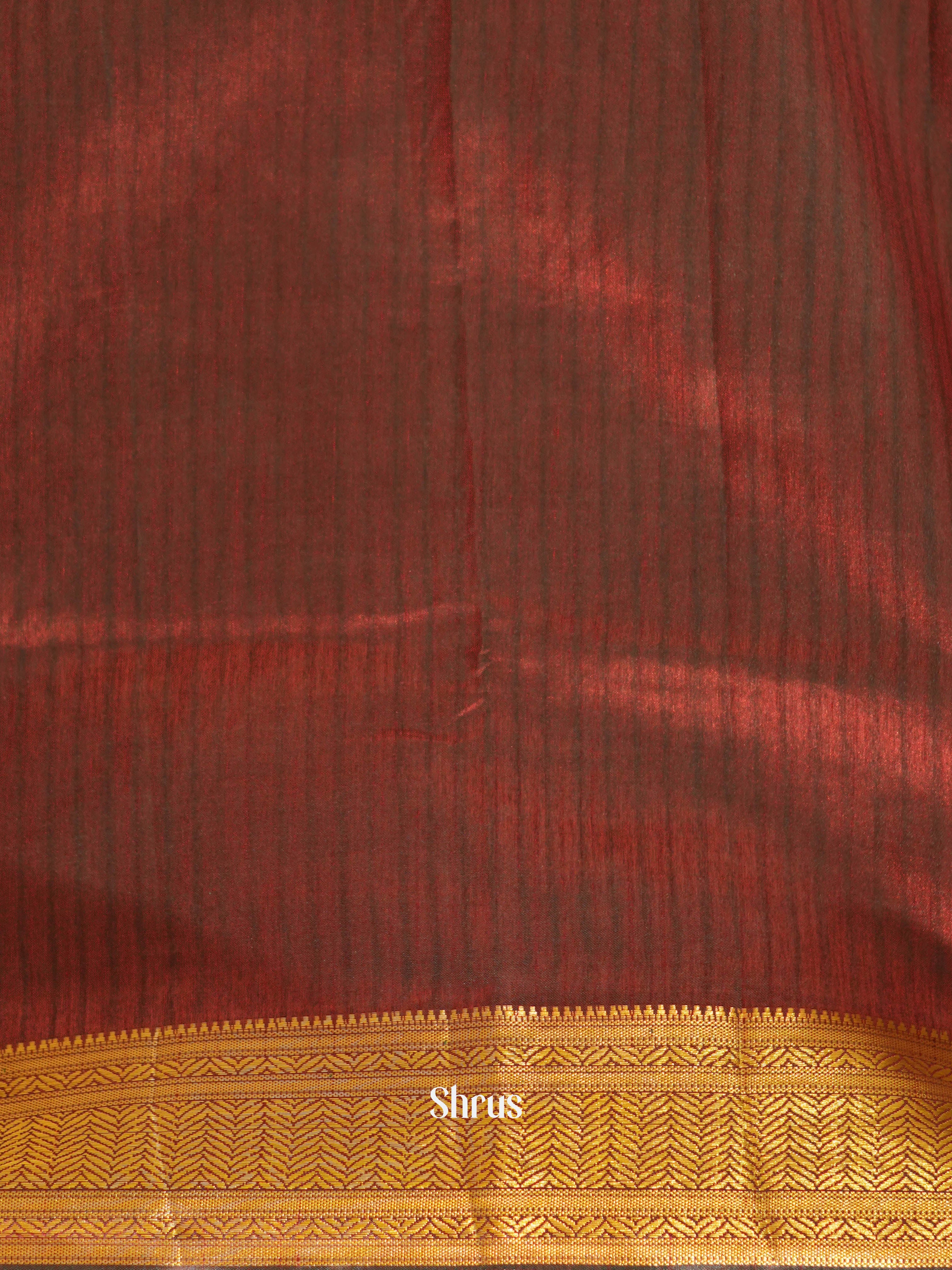 Green & Maroon - Semi patola Saree - Shop on ShrusEternity.com