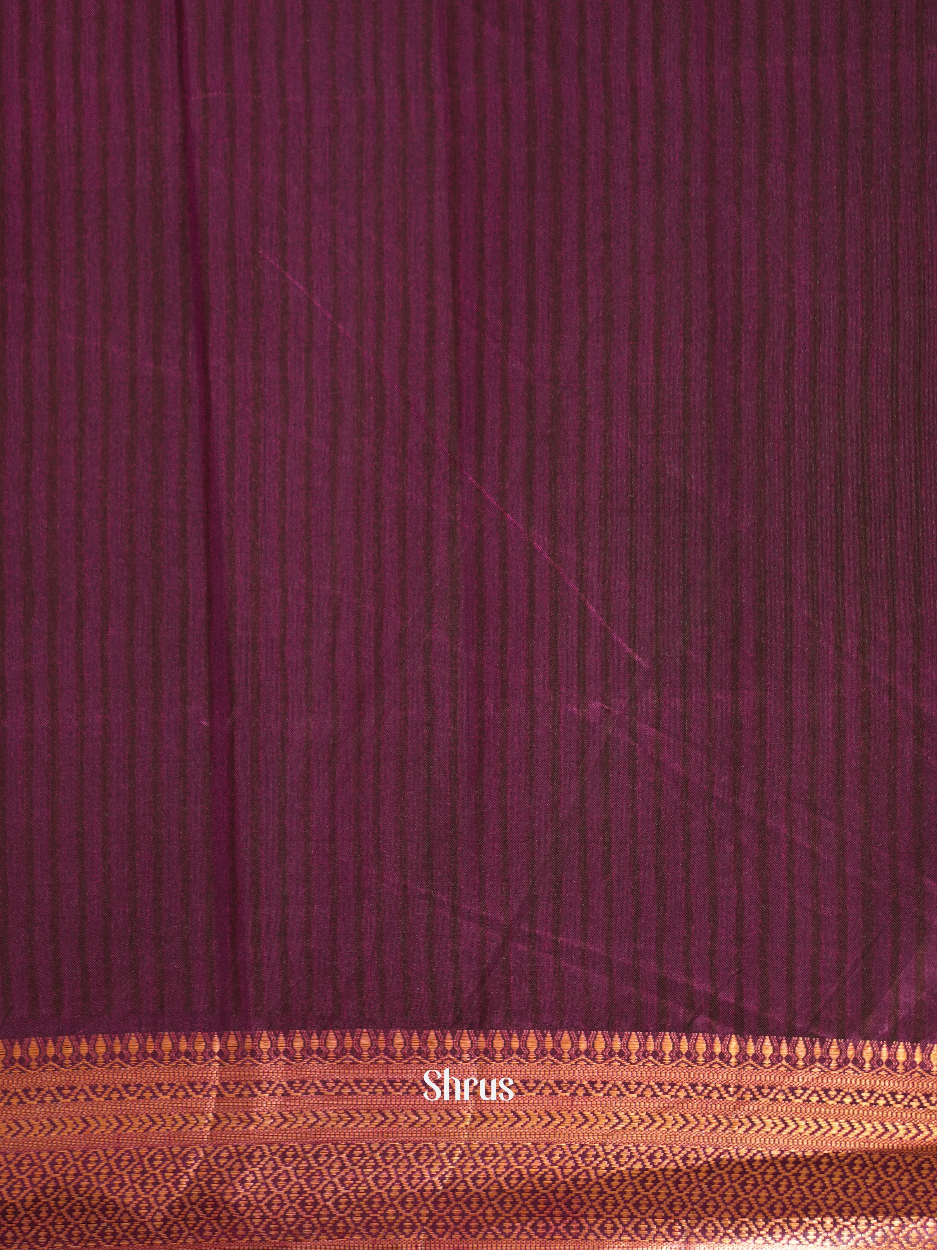 Blue & Purple - Semi patola Saree - Shop on ShrusEternity.com