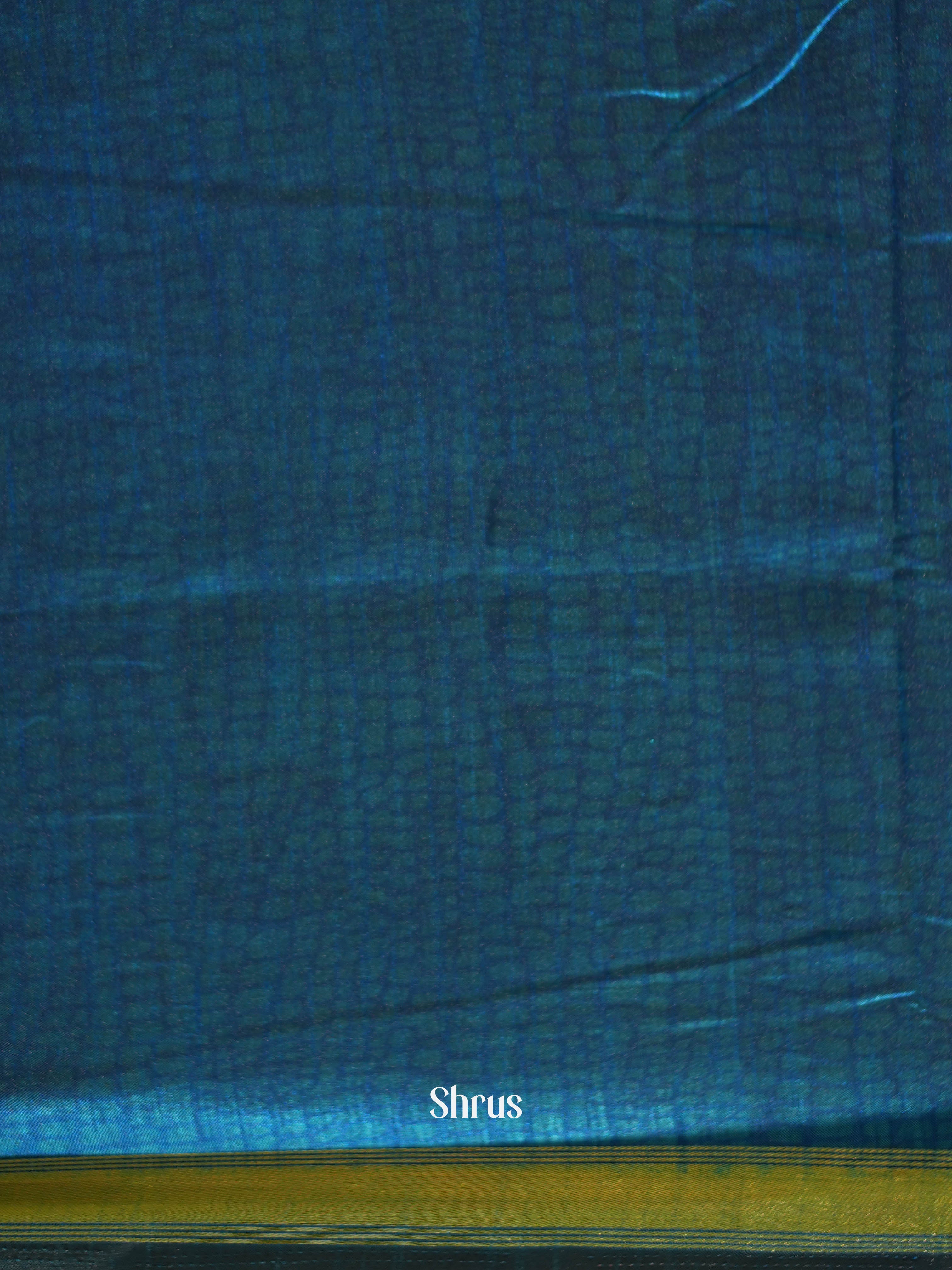 Blue & Teal - Semi patola Saree - Shop on ShrusEternity.com