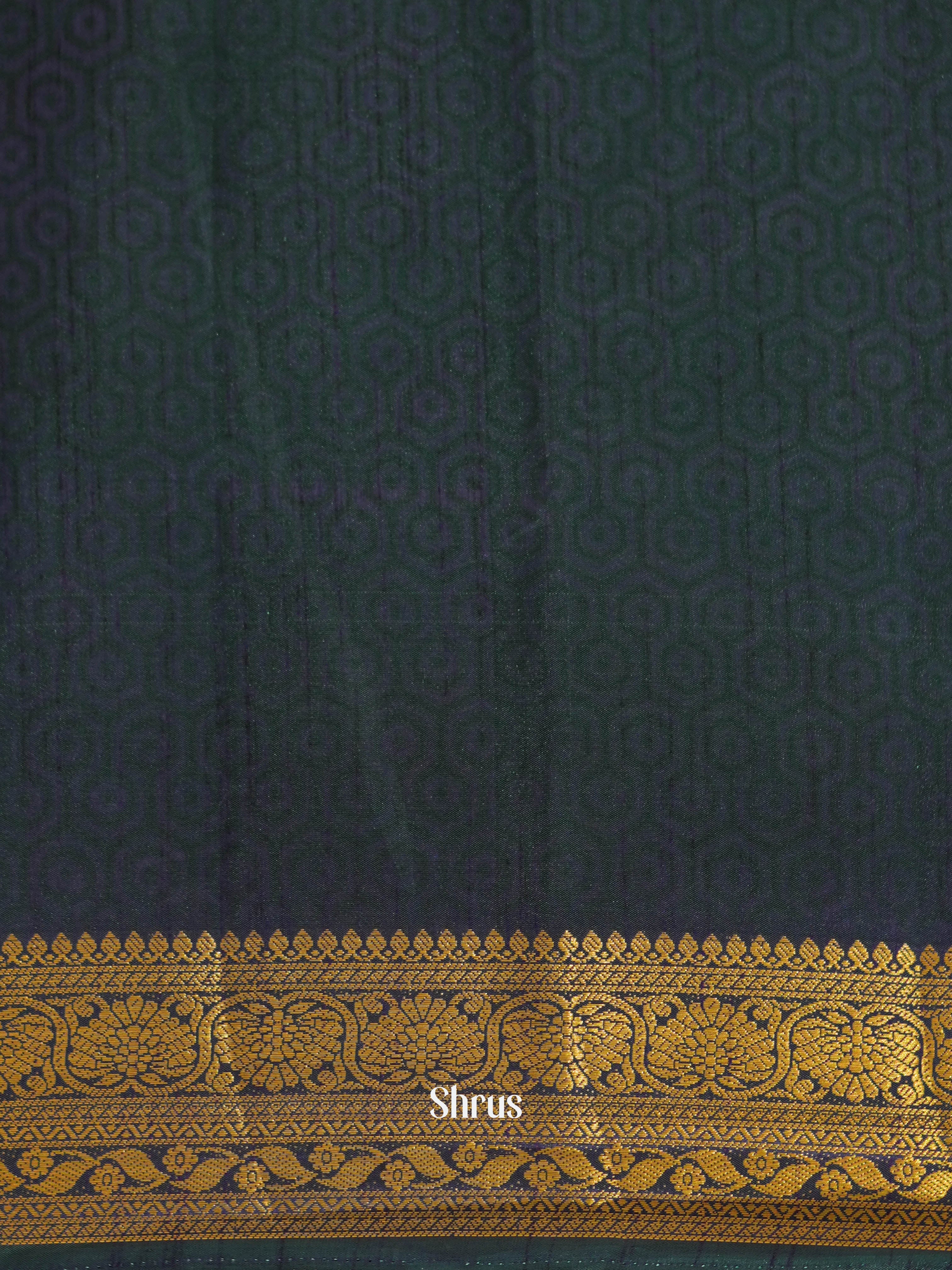 Teal & Purple - Semi patola Saree - Shop on ShrusEternity.com