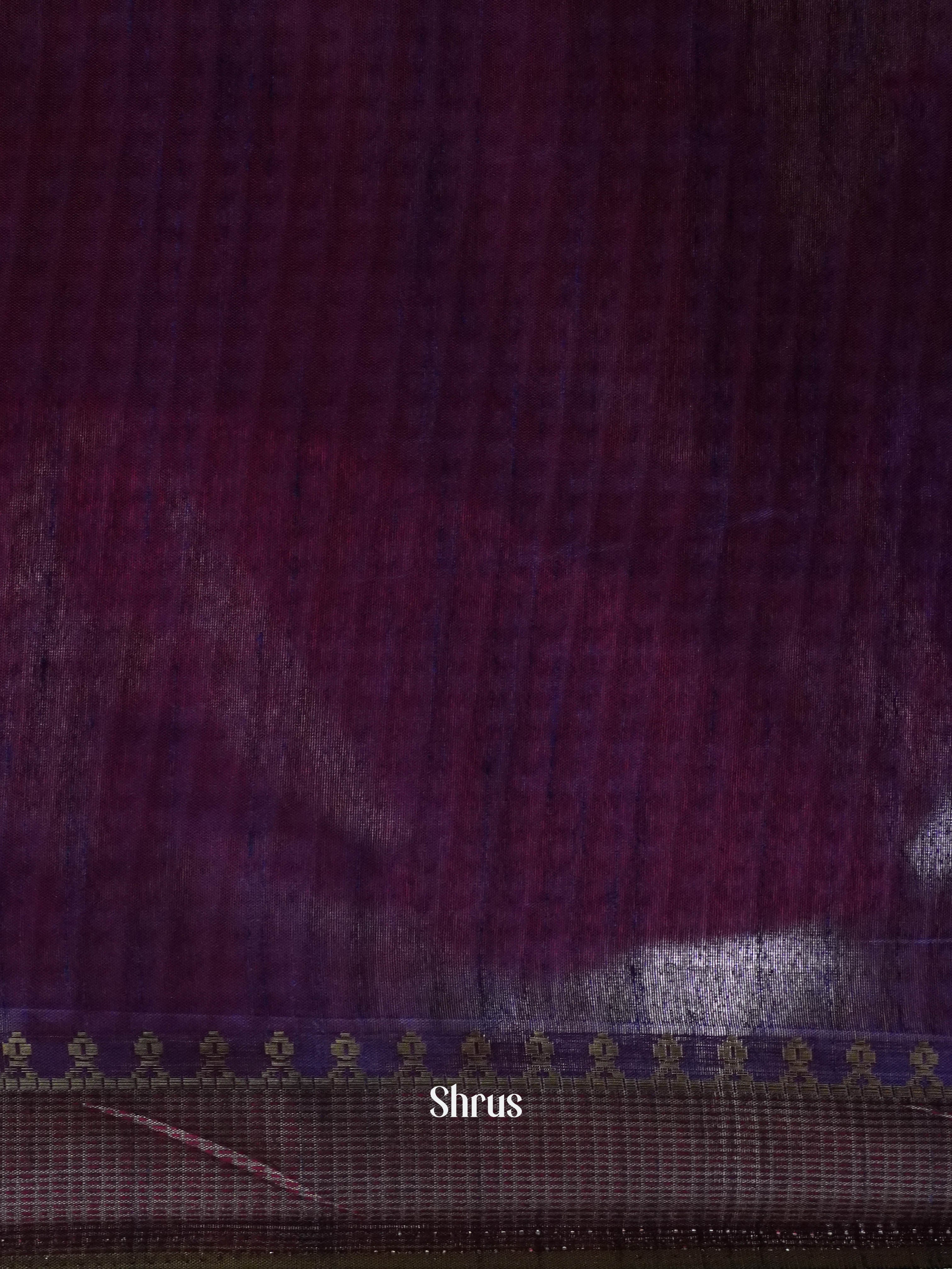 Pink & Purple - Semi Patola Saree - Shop on ShrusEternity.com