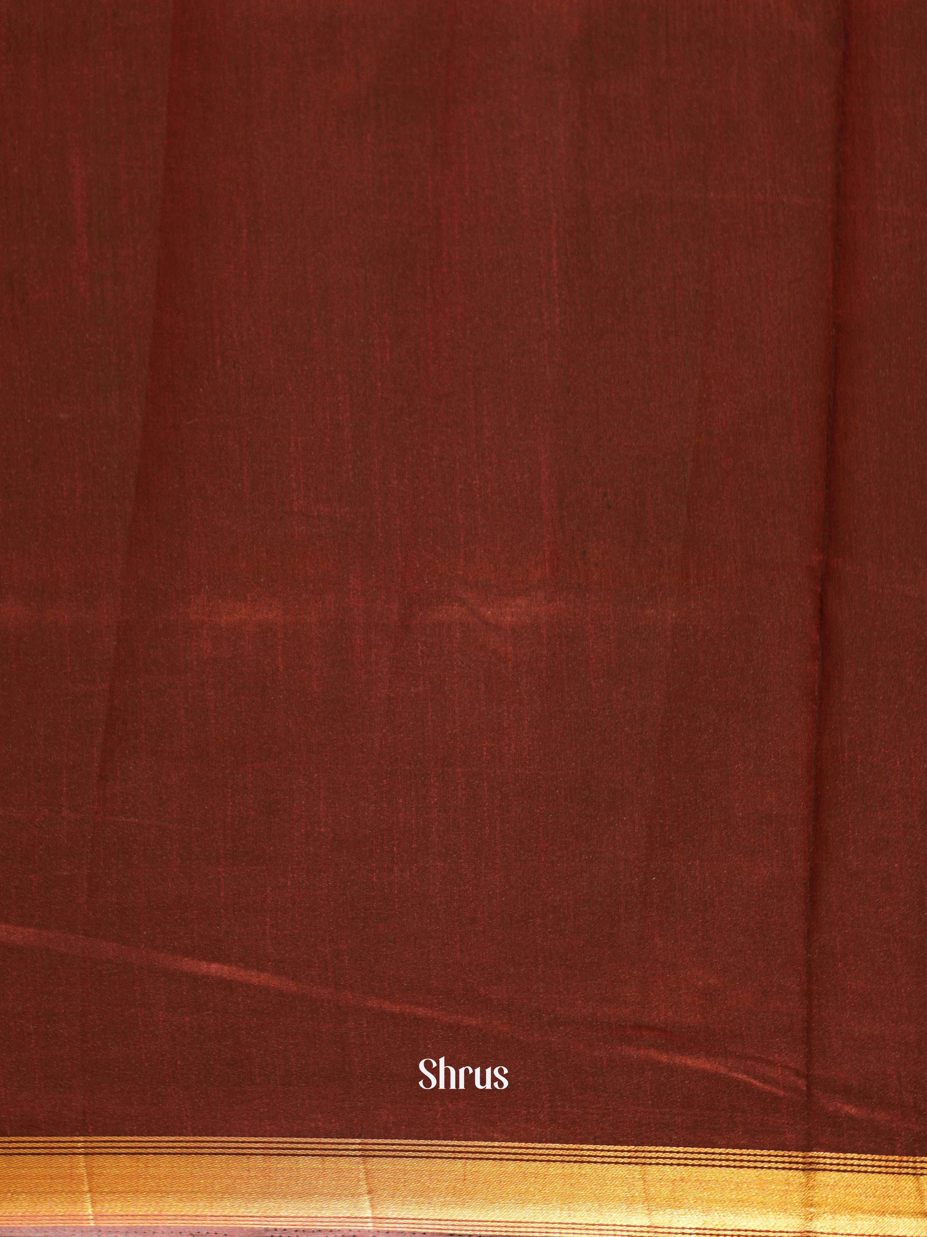 Black & Maroon - Semi patola Saree - Shop on ShrusEternity.com